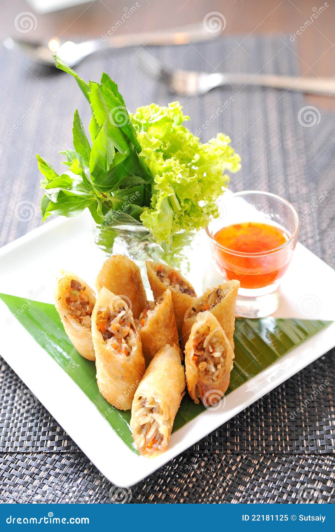 Fried Chinese Traditional Spring Rolls Stock Image - Image of healthy ...