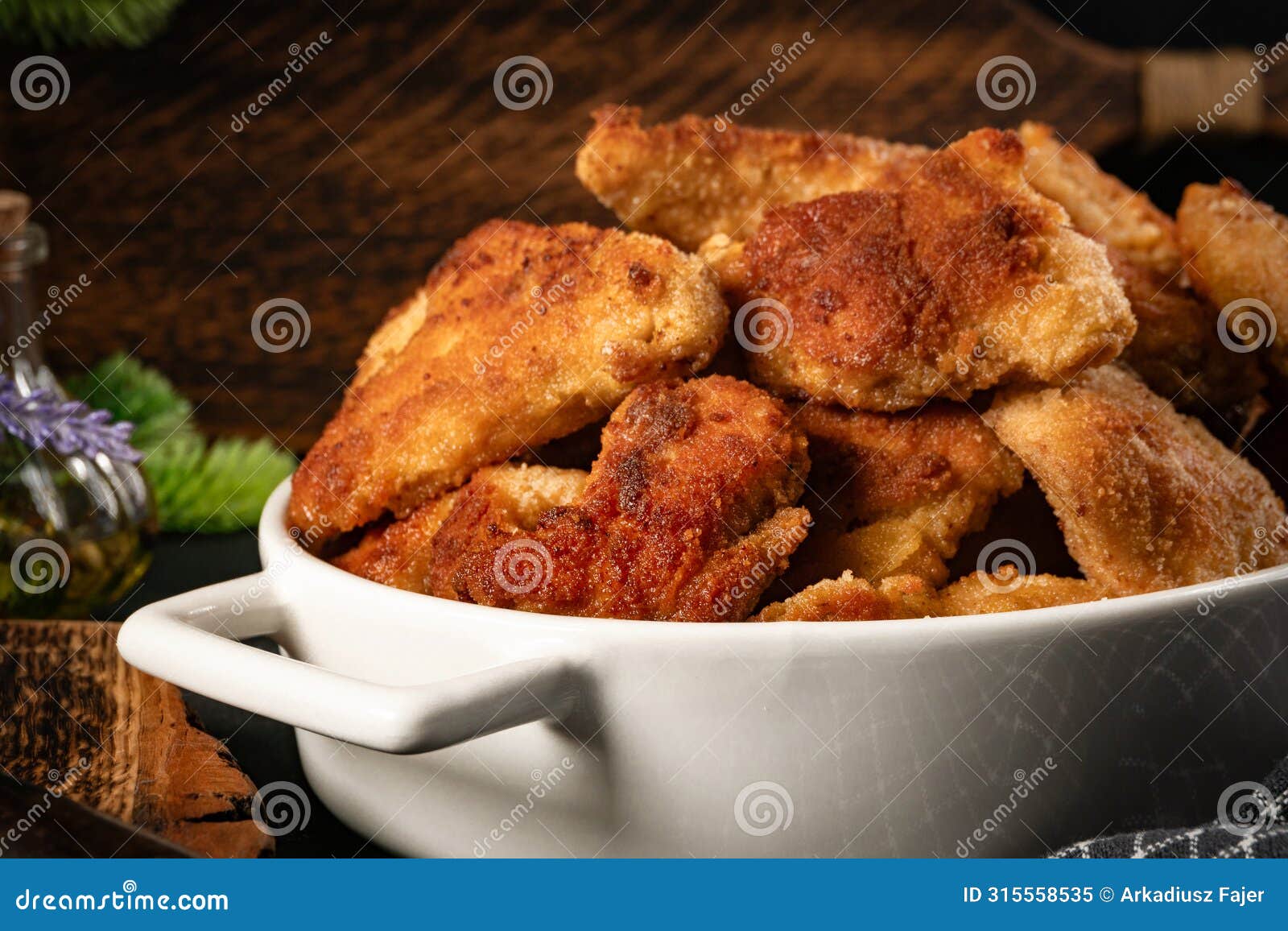 Fried Crispy Chicken Nuggets Stock Image Image of nugget, crispy