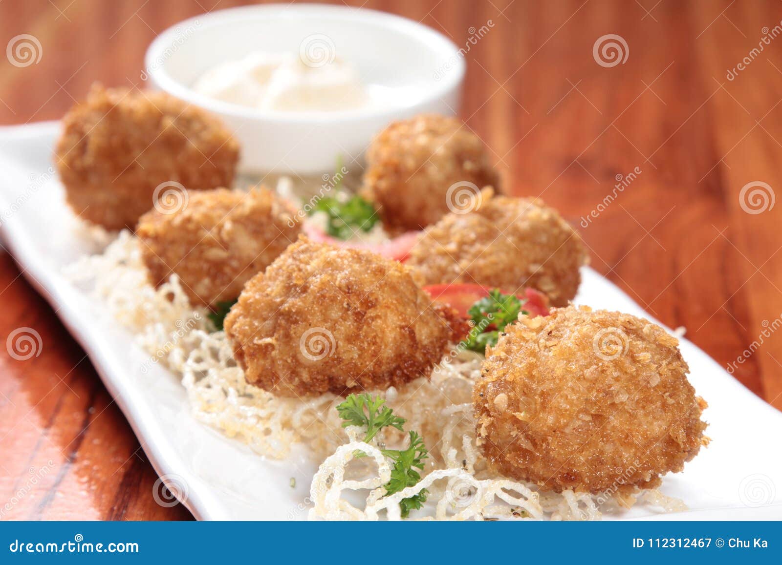 Fried or Deep Fried Meat Ball Stock Image Image of cooking, appetizer