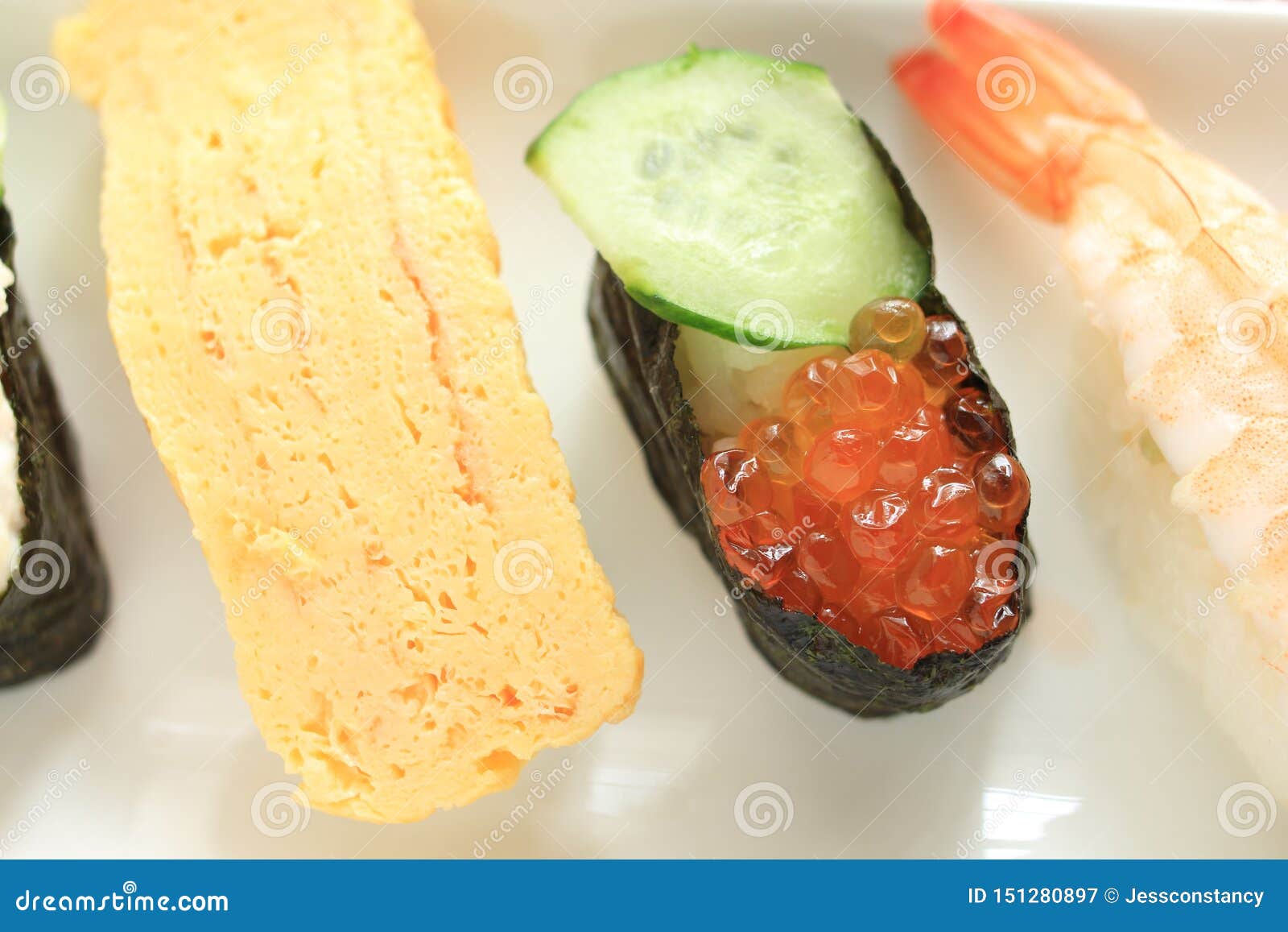 Close up of Japanese sushi stock image. Image of high 151280897