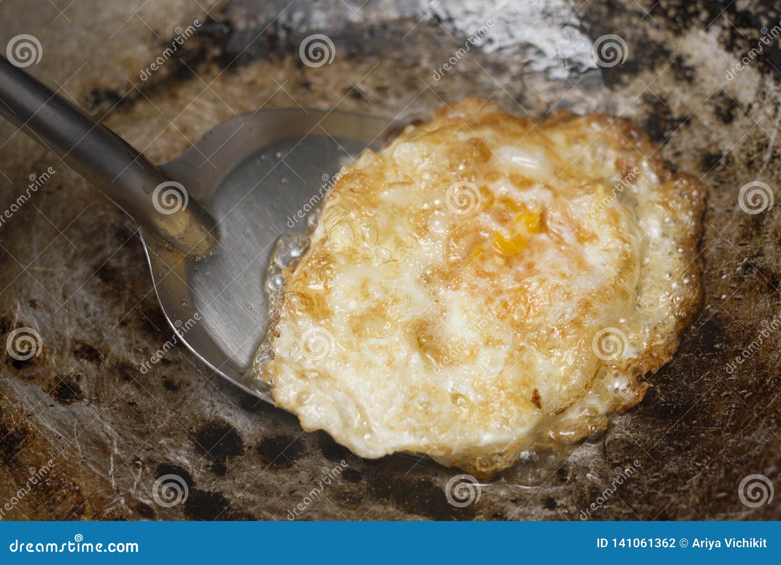 Fried Eggs in a Pan with Olive Oil Stock Photo Image of eggs, protein