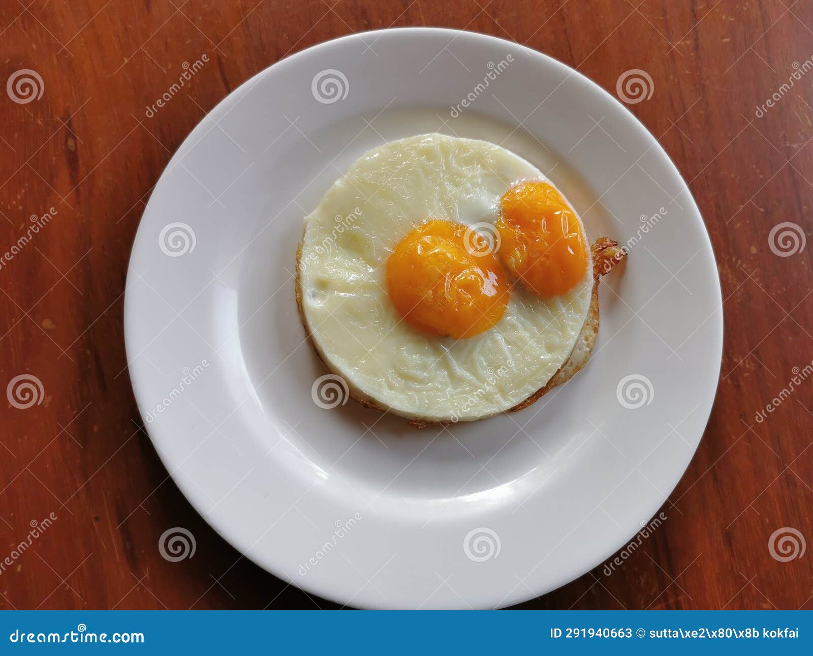 Fried? Eggs? are? Rich? in? Many? Vitamin? Stock Image Image of milk
