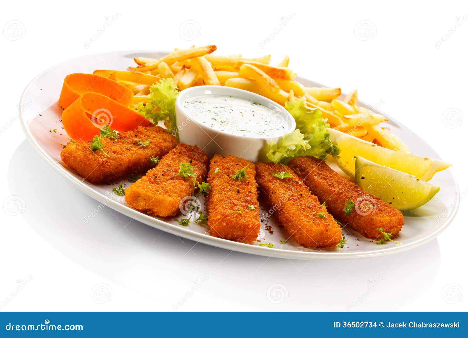 Fried fish fingers stock photo. Image of appetizing, appetizer 36502734