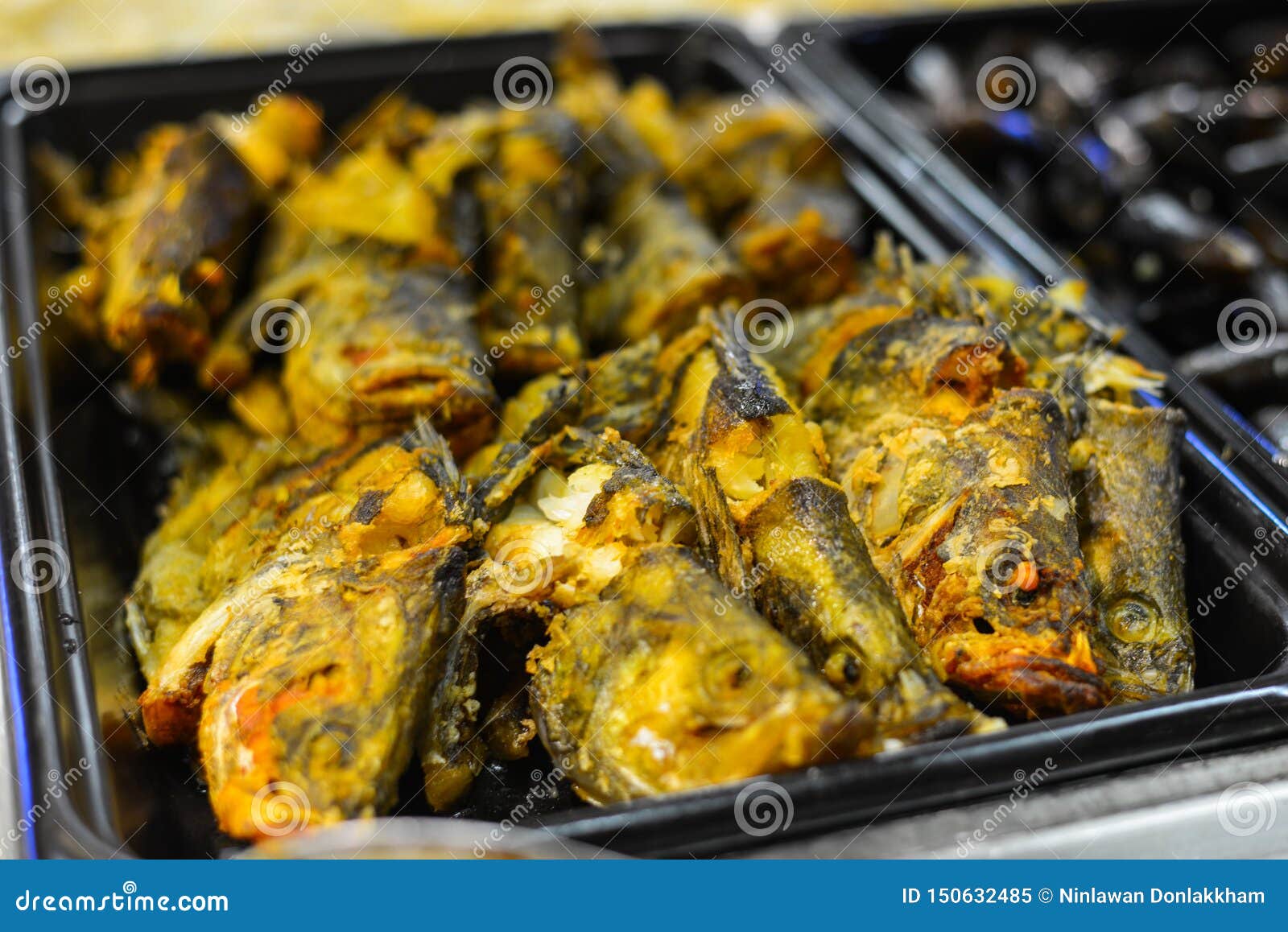 Fried Fish with Hot Chilli Sauce Stock Image Image of diet, cambodia
