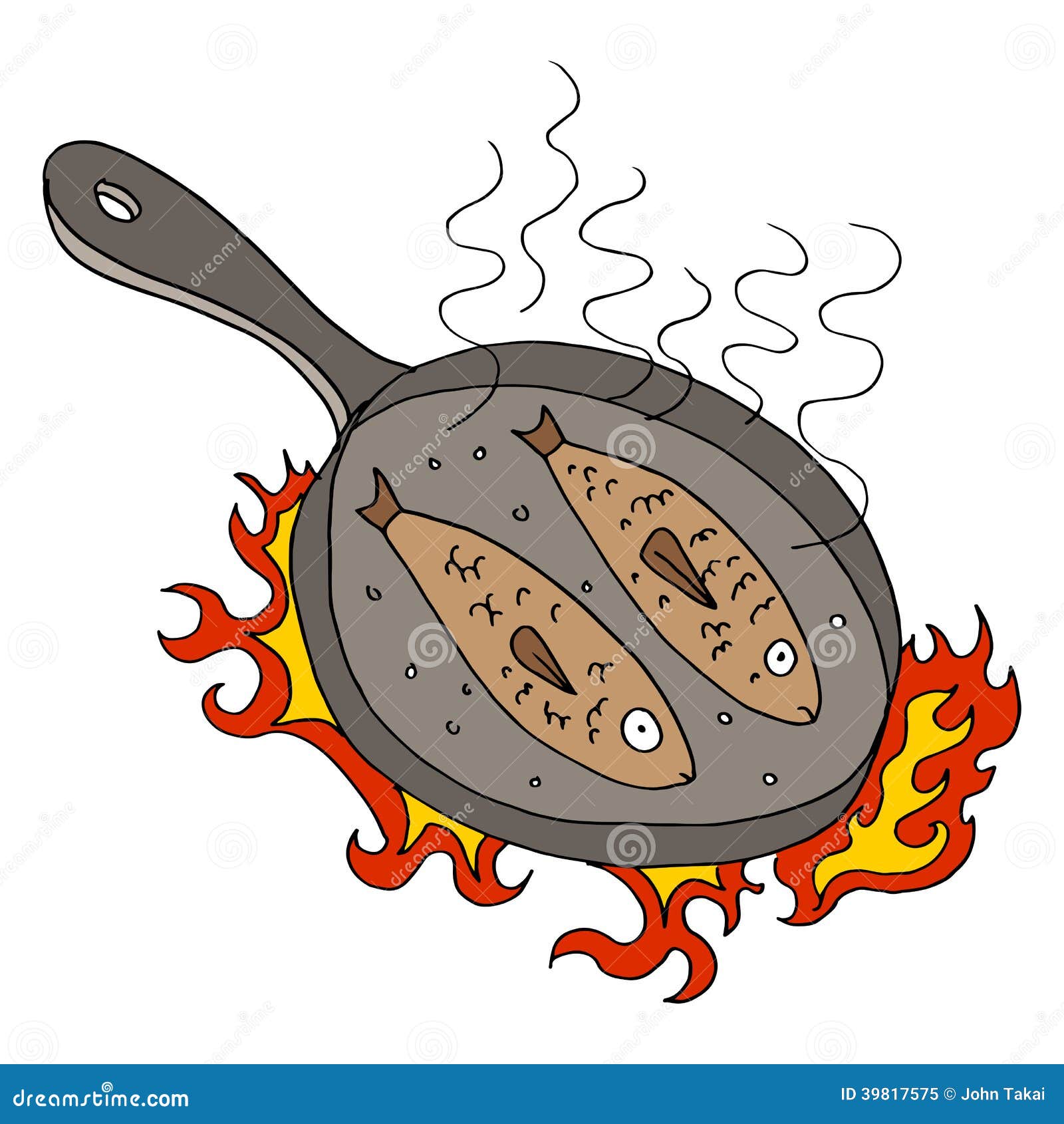 clipart fried fish - photo #46