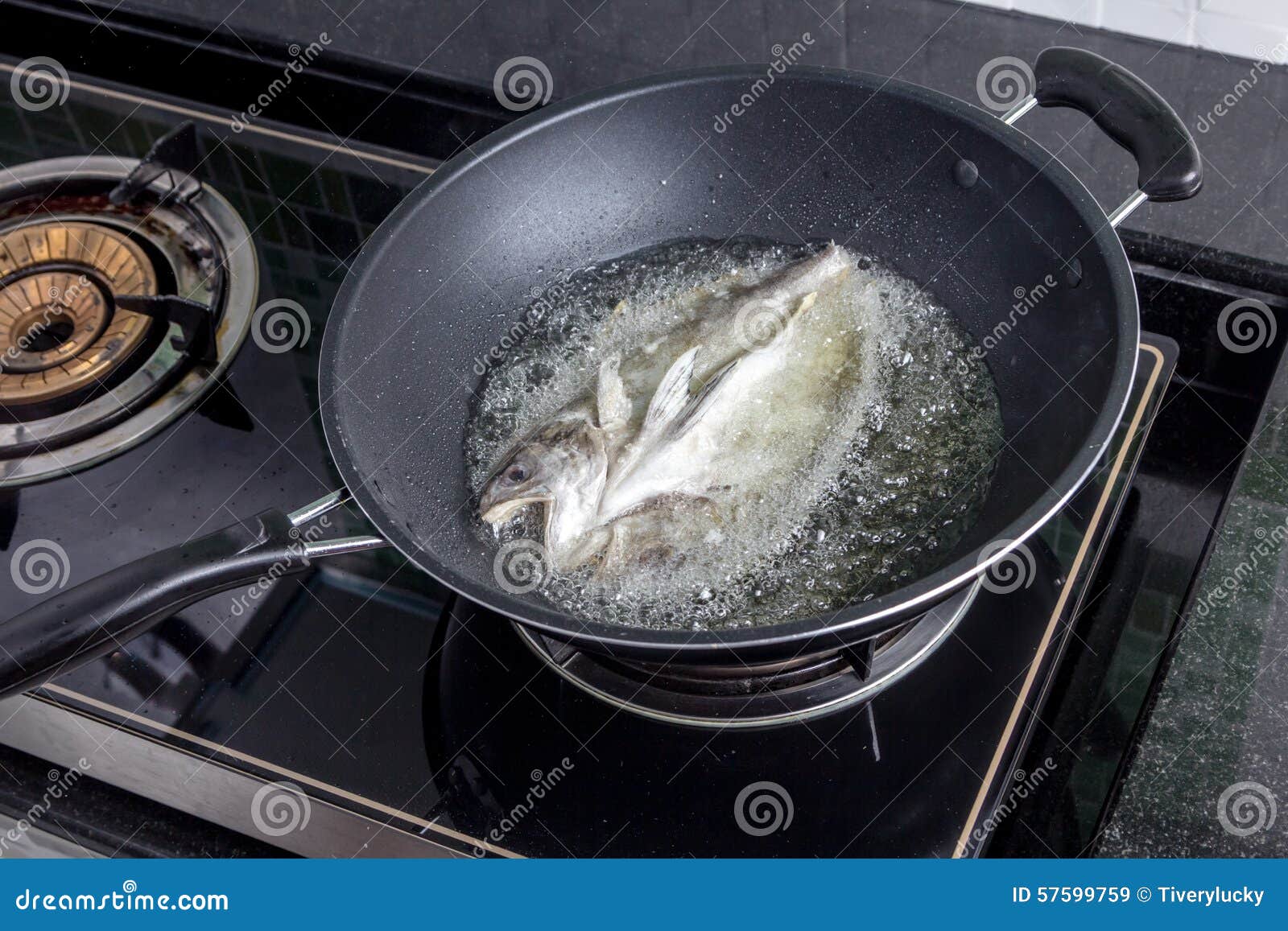 Fried fish stock image. Image of eating, fish, organic 57599759
