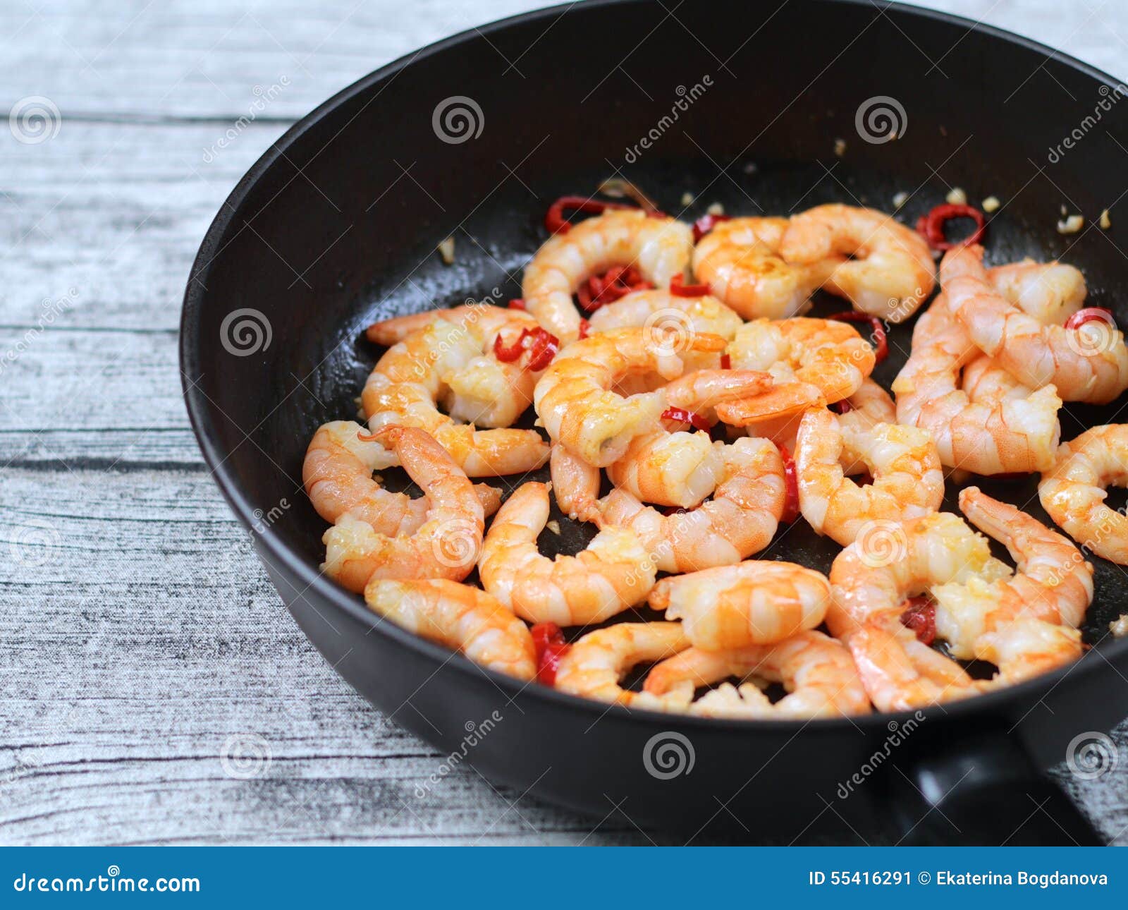 Fried king prawns stock image. Image of dish, fried, prawns 55416291