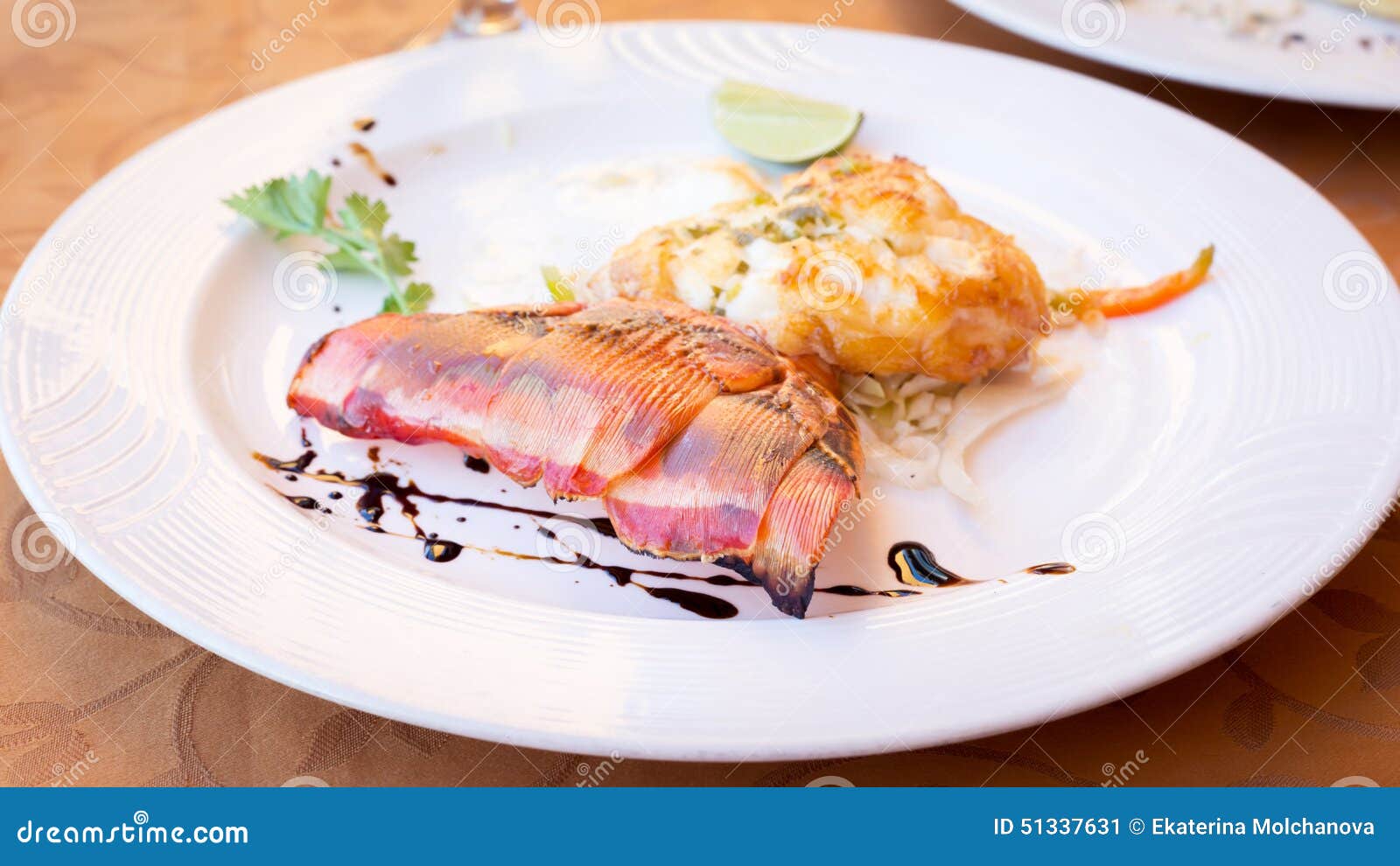 Fried Lobster In A Restaurant Stock Image - Image of ...