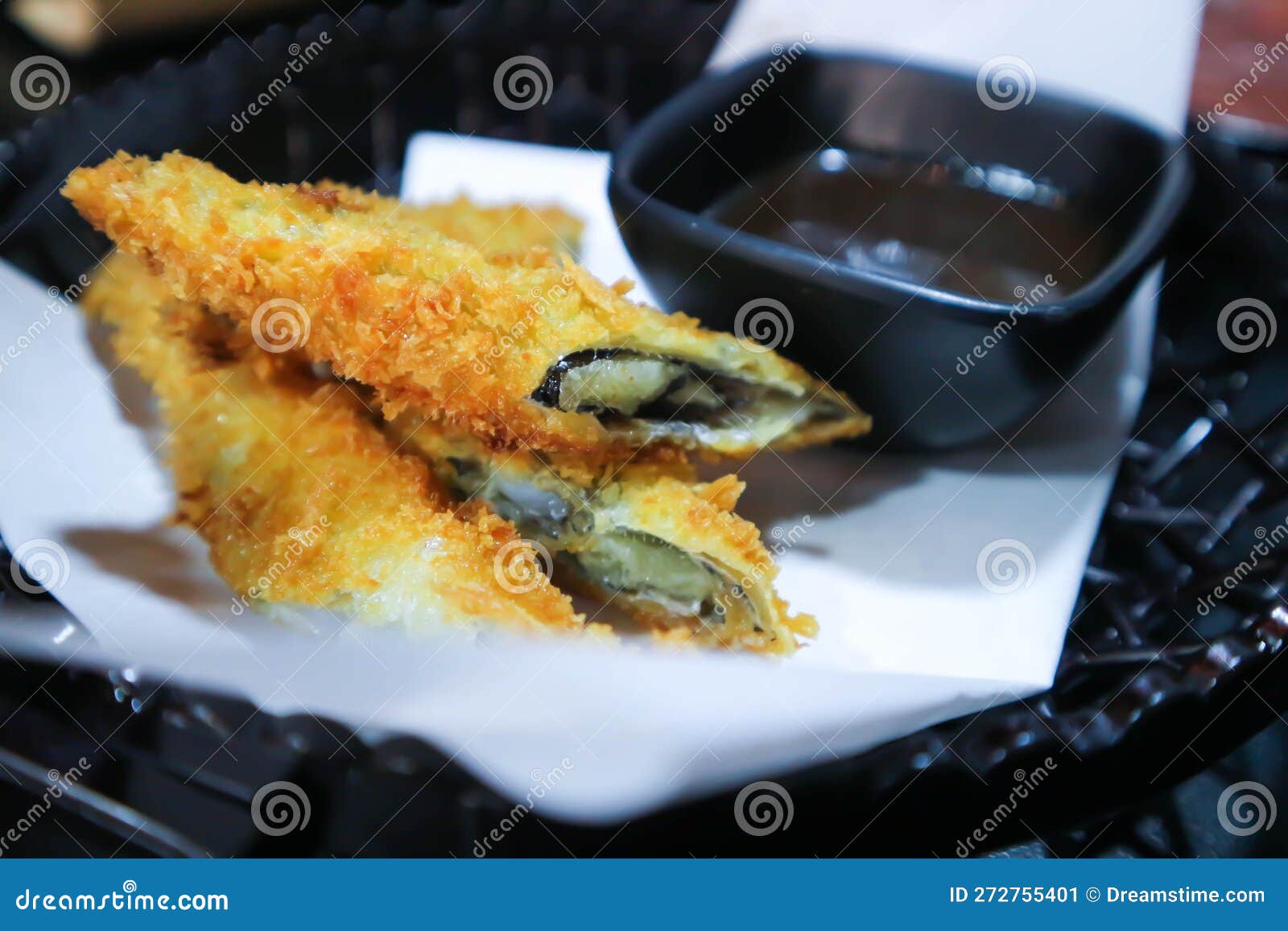 Fried Maki ,maki or Japanese Roll or Spring Rolls or Deep Fried Rolls