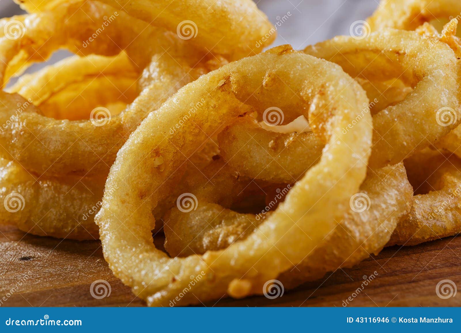 Fried onion rings stock photo. Image of lunch, sauce 43116946