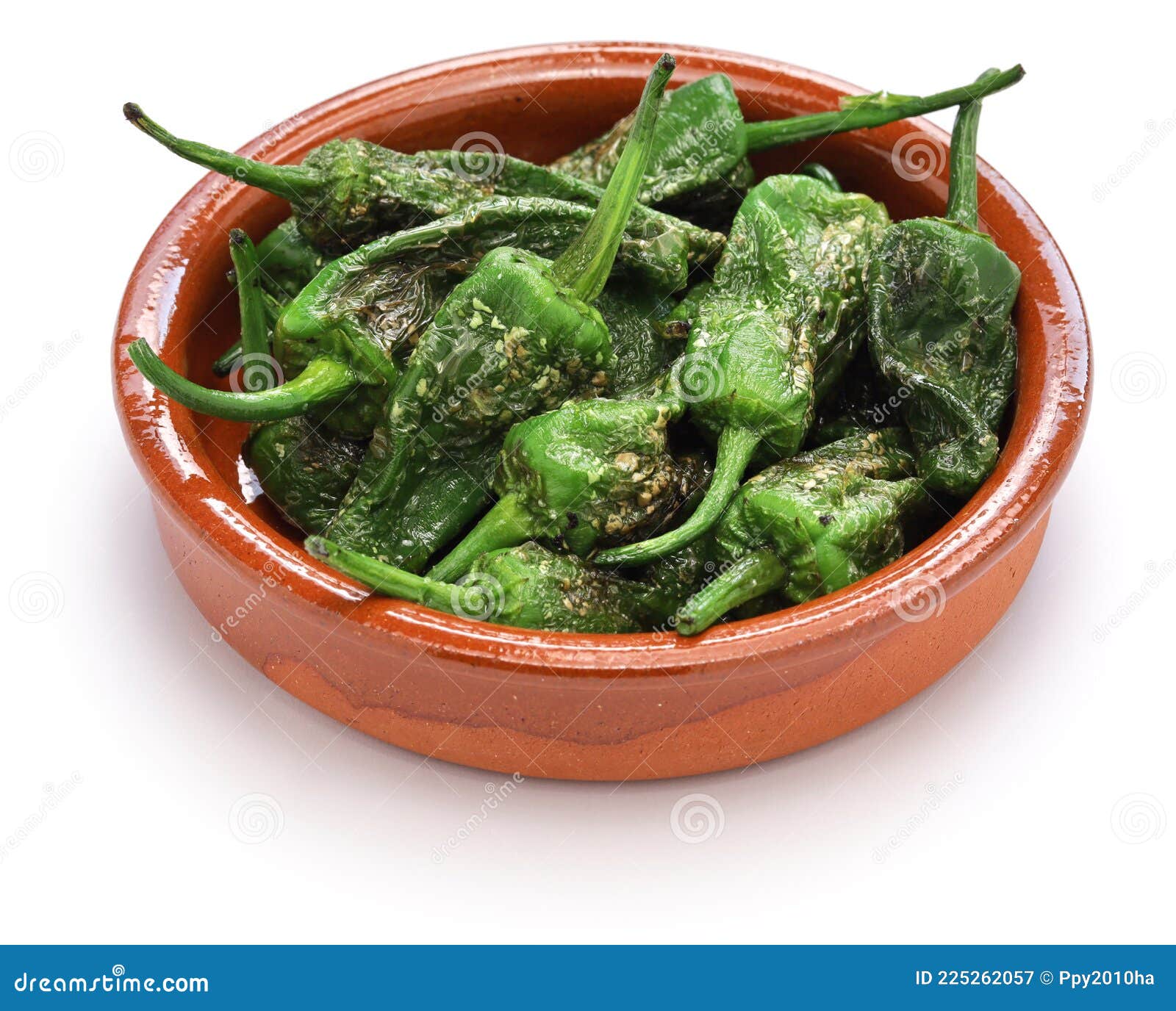 Fried Padron Peppers, Spanish Food Stock Image Image of cooking, ingredient 225262057