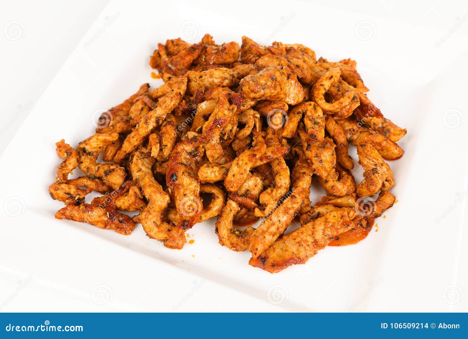 Pan gyros on a plate stock photo. Image of marinated 106509214