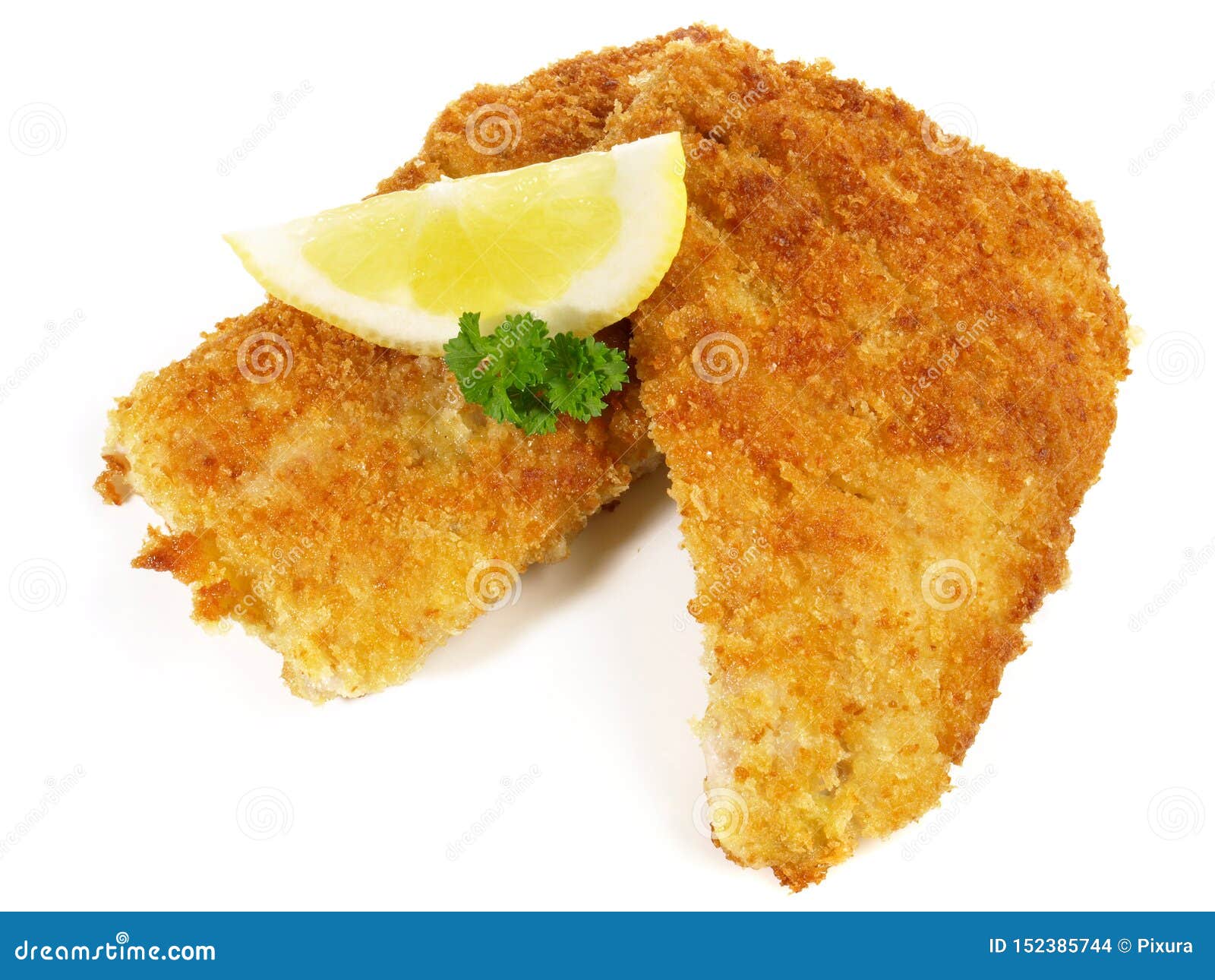 Fried Pollack Fish in Breadcrumb Coating Stock Photo Image of bright