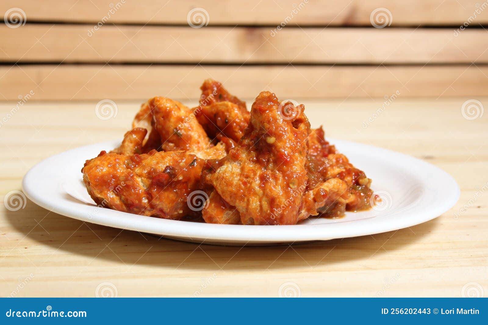 Fried Pork Skins with Red Salsa in Rustic Kitchen Stock Image Image