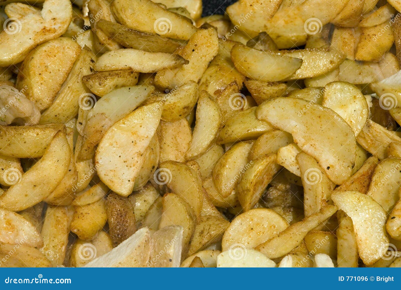 Fried potatoes stock photo. Image of slices, yellow, fresh - 771096