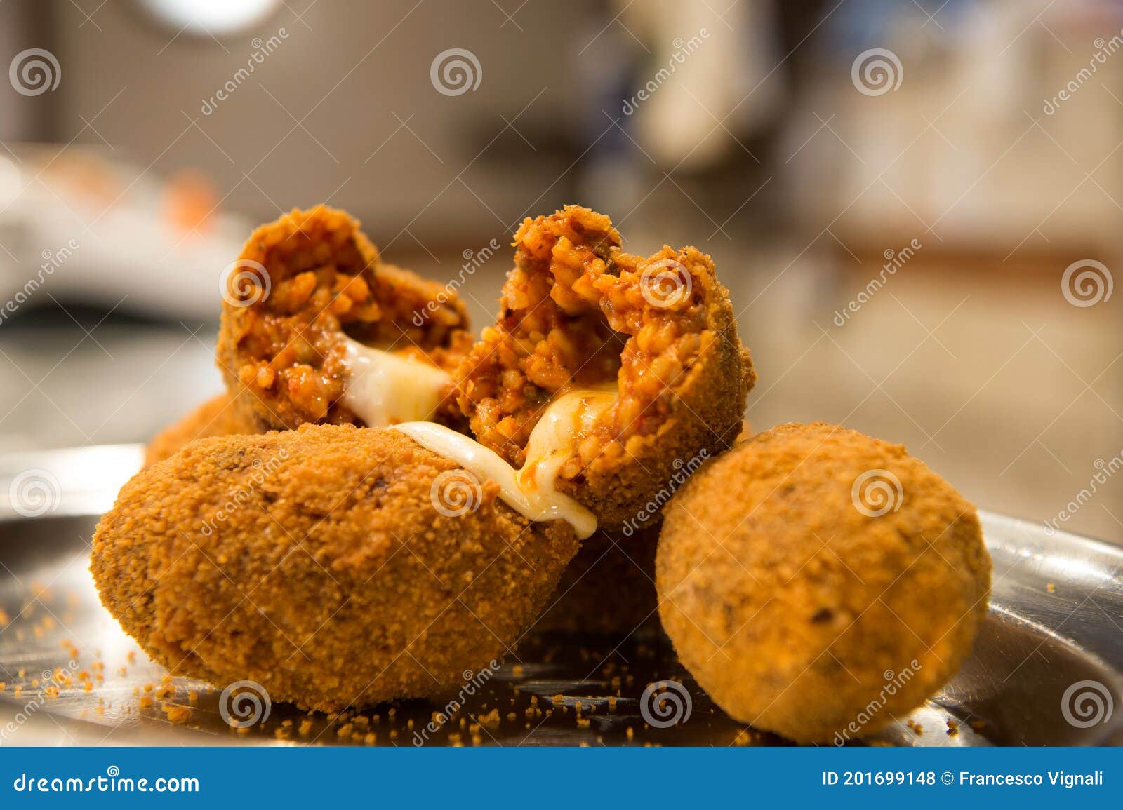 suppli fried rice balls called in rome suppli al telefono typical roman food