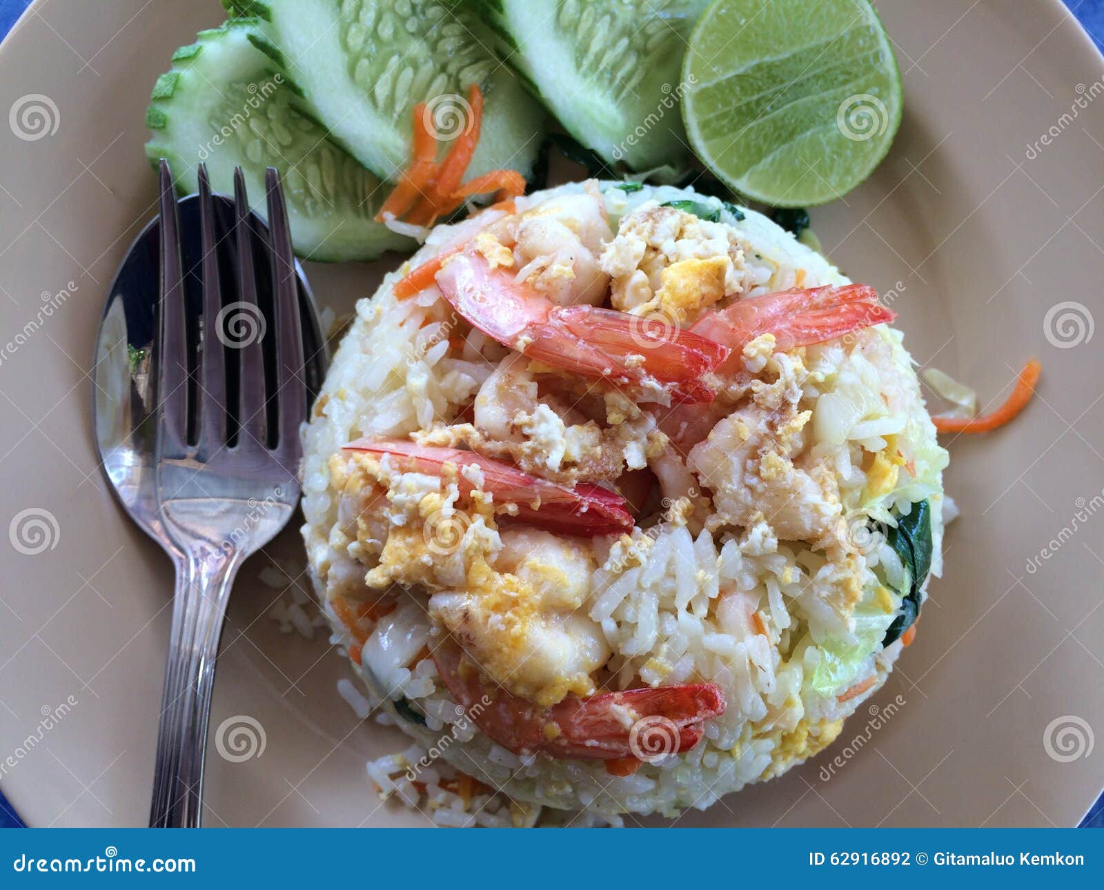 Fried Rice with crab stock photo. Image of fried, crab 62916892