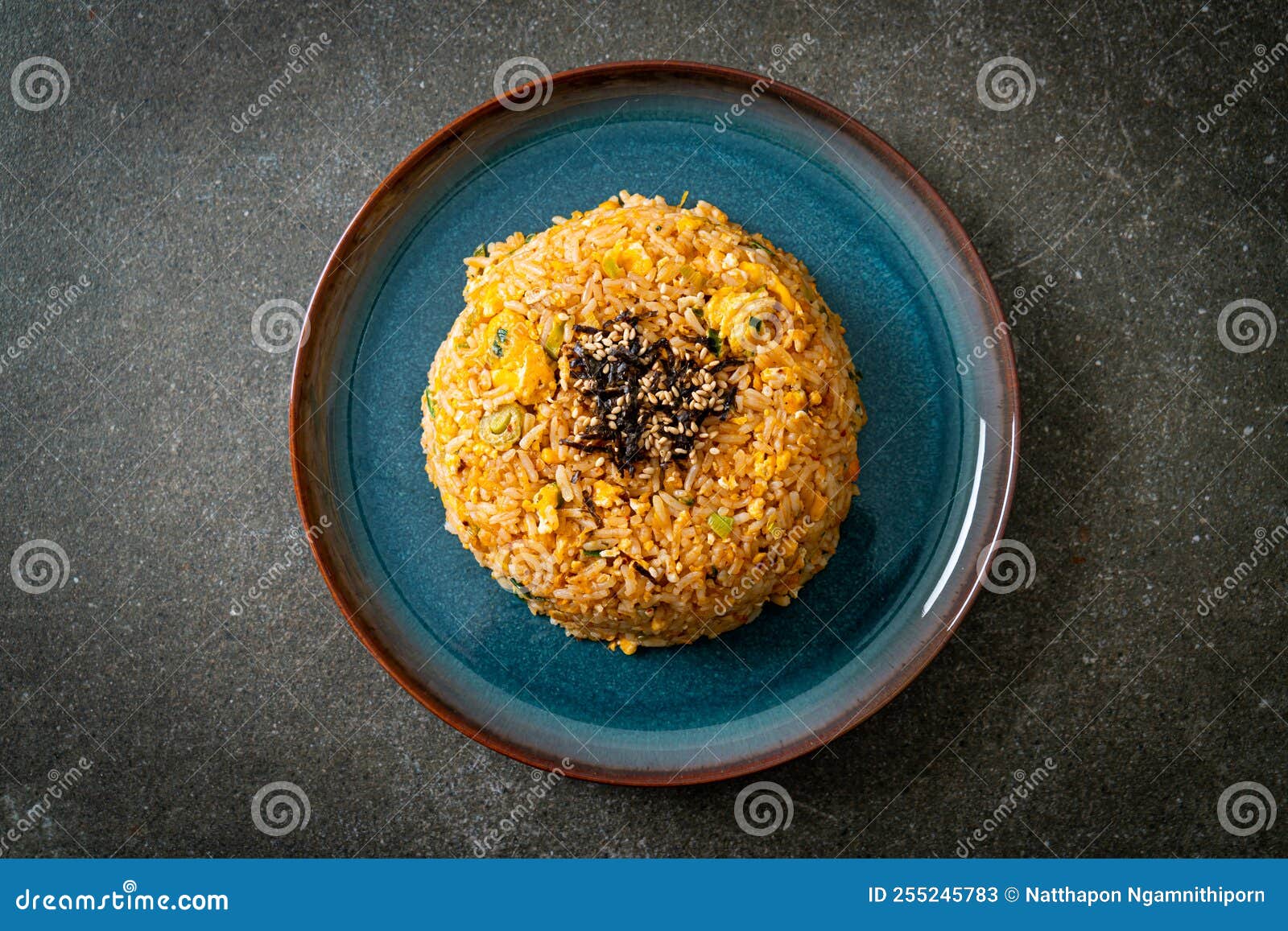 Fried Rice with Egg in Korean Style Stock Image Image of korea