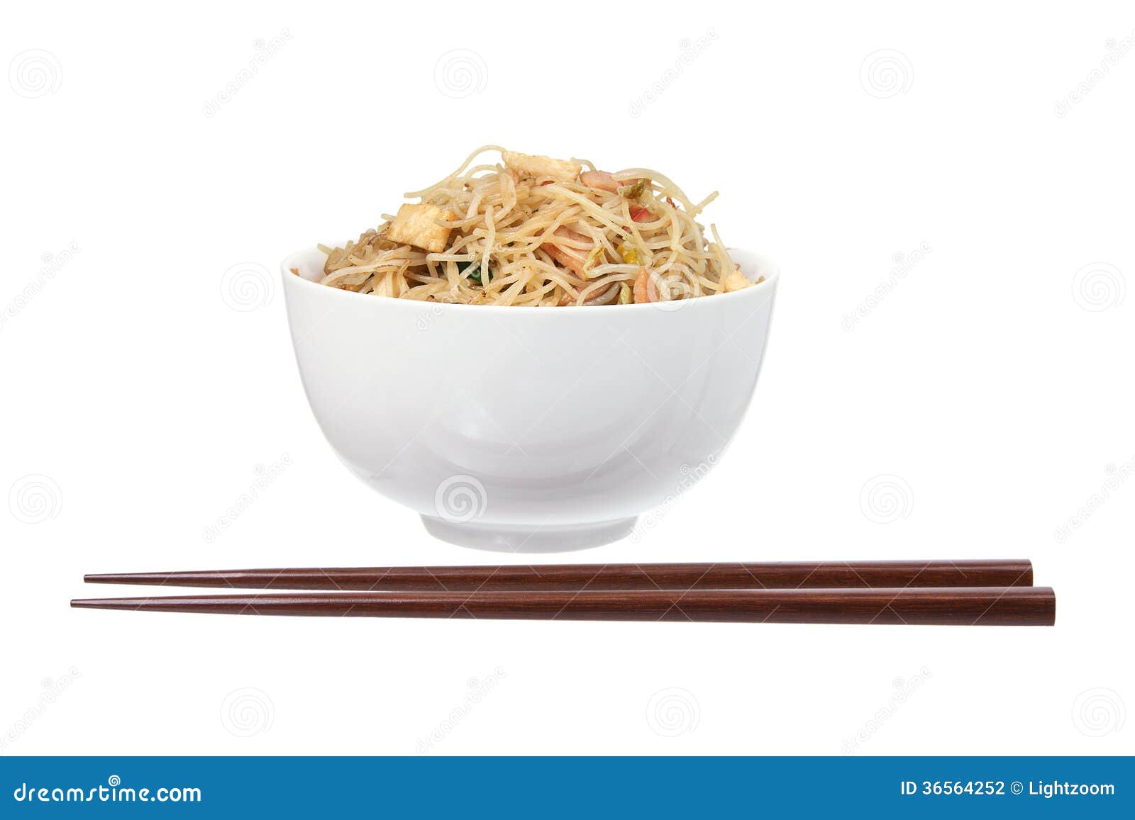 Fried Rice Noodles stock photo. Image of noodles, stir 36564252