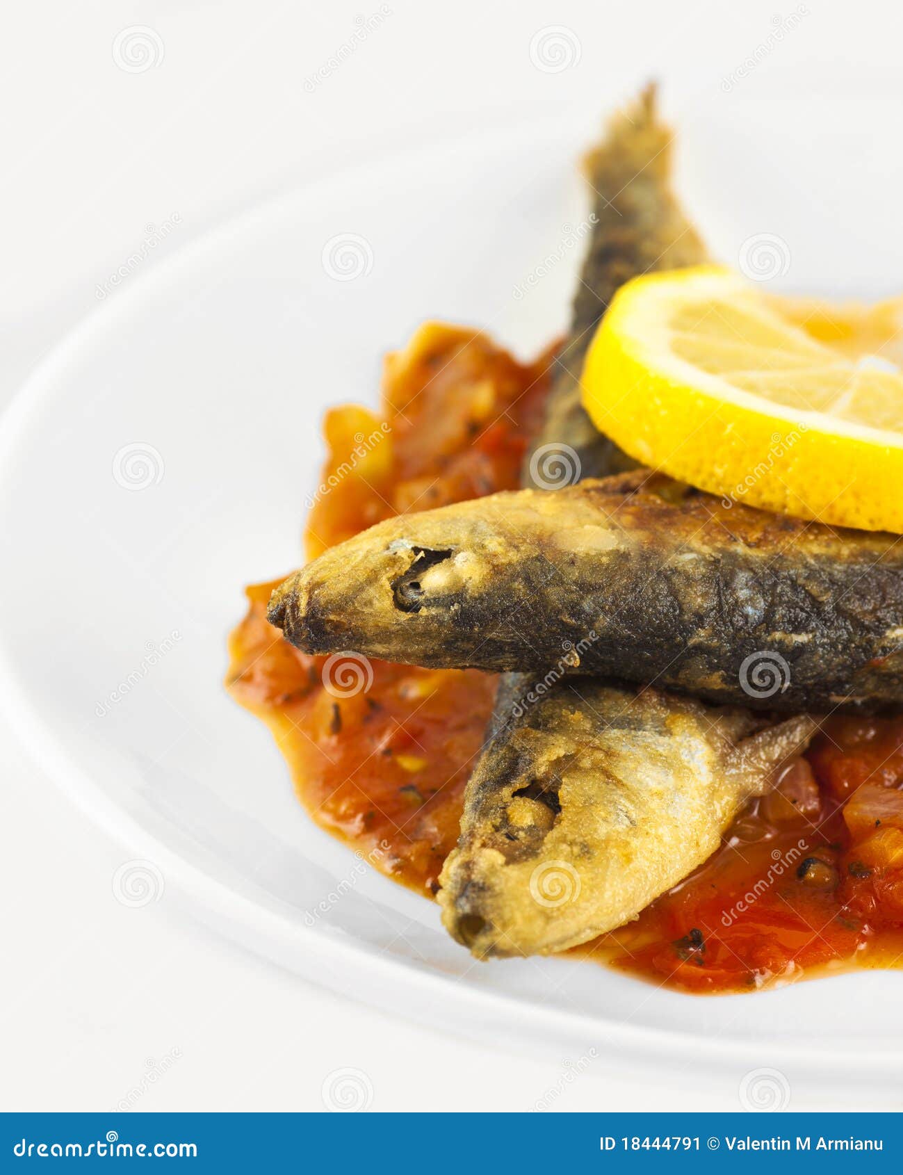 Fried sardines stock image. Image of lunch, healthy, fresh 18444791