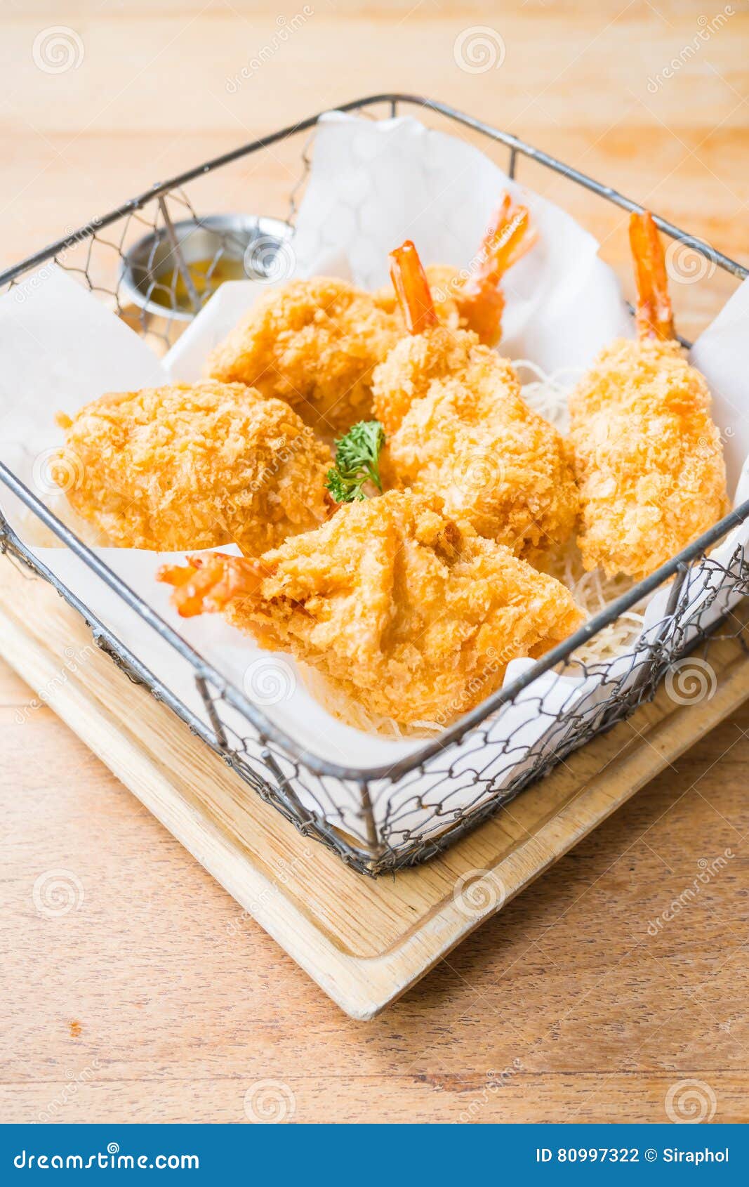 Fried shrimp ball stock photo. Image of chinese, deep - 80997322