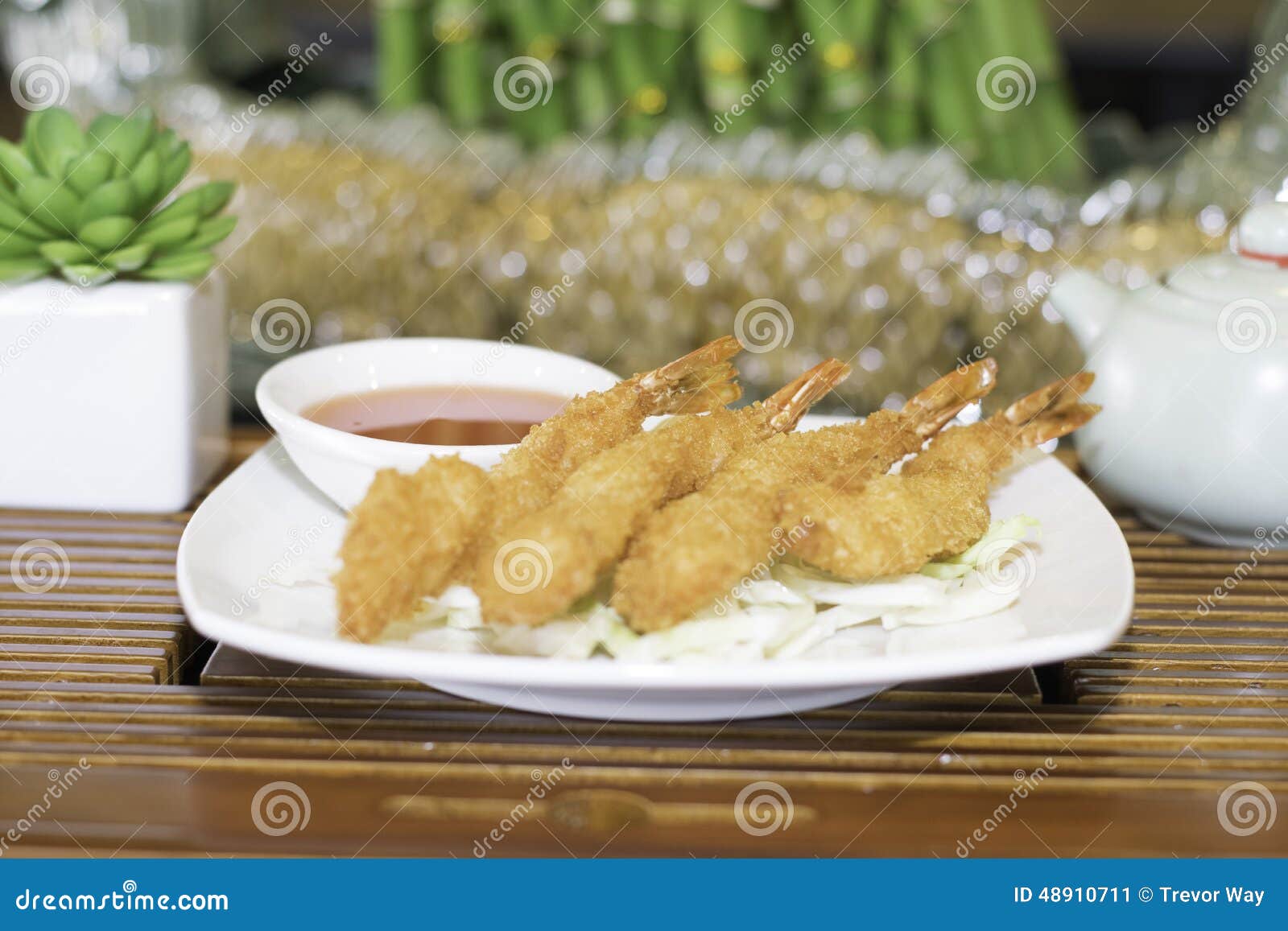 Fried Shrimp stock image. Image of flavored, shrimp, dish - 48910711