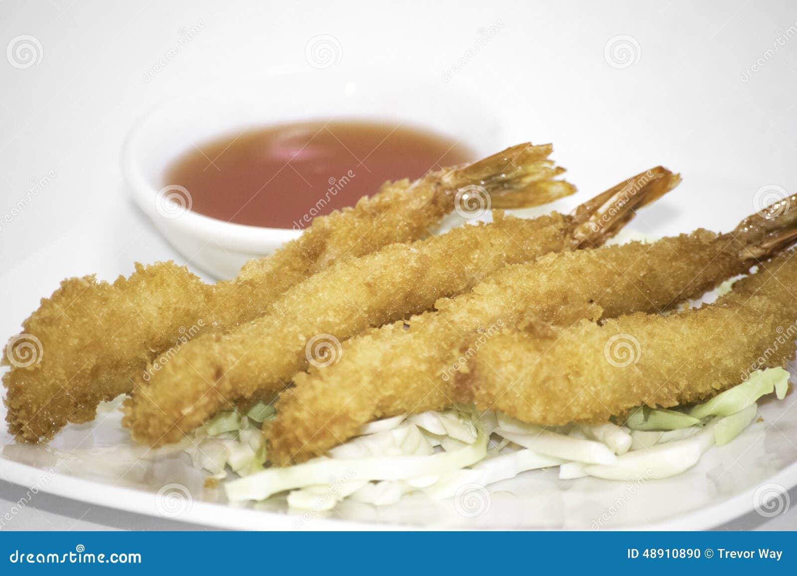Fried Shrimp stock photo. Image of dish, shrimp, beans - 48910890