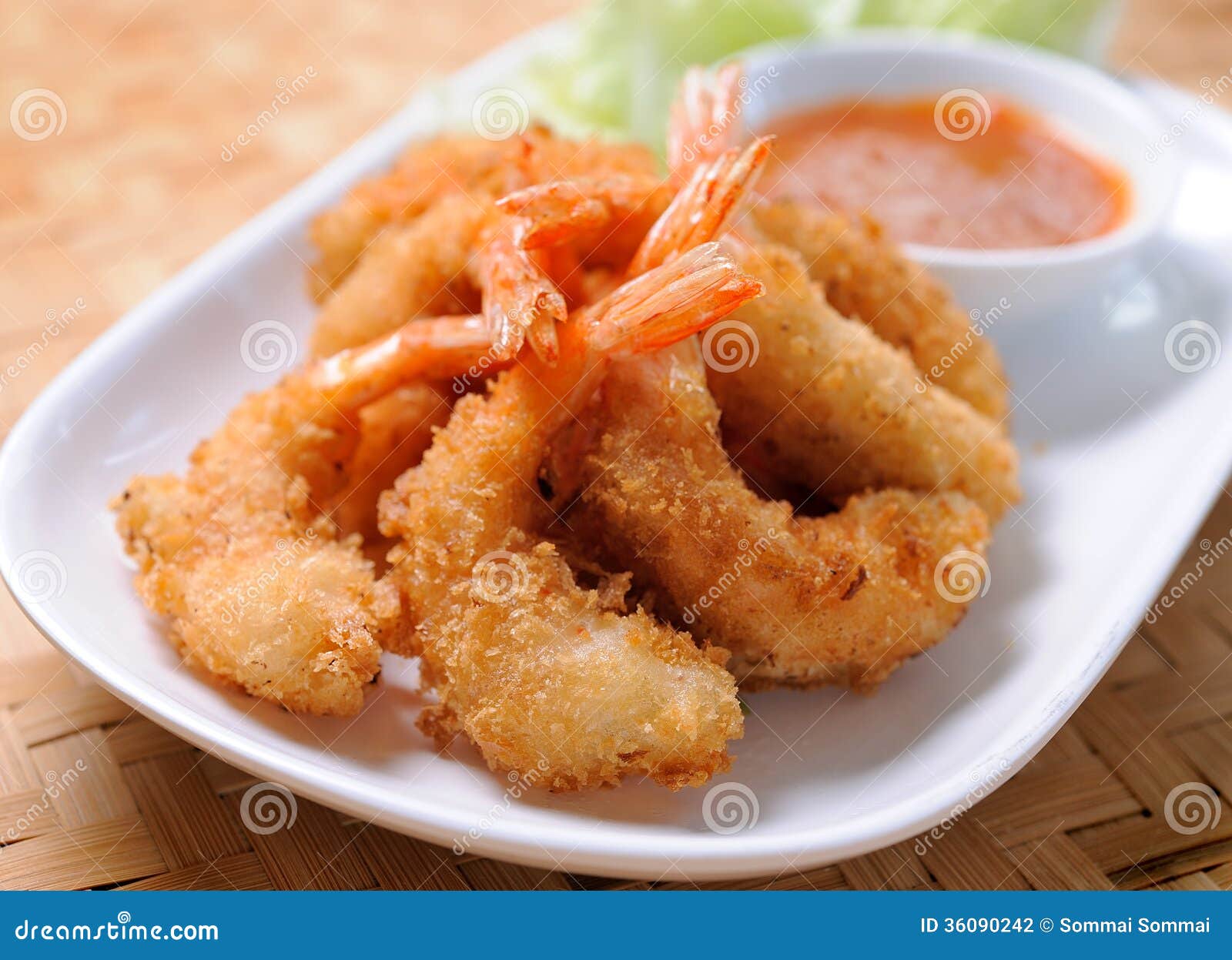 Fried Shrimp Delicious Appetizer Stock Photo Image of refreshment