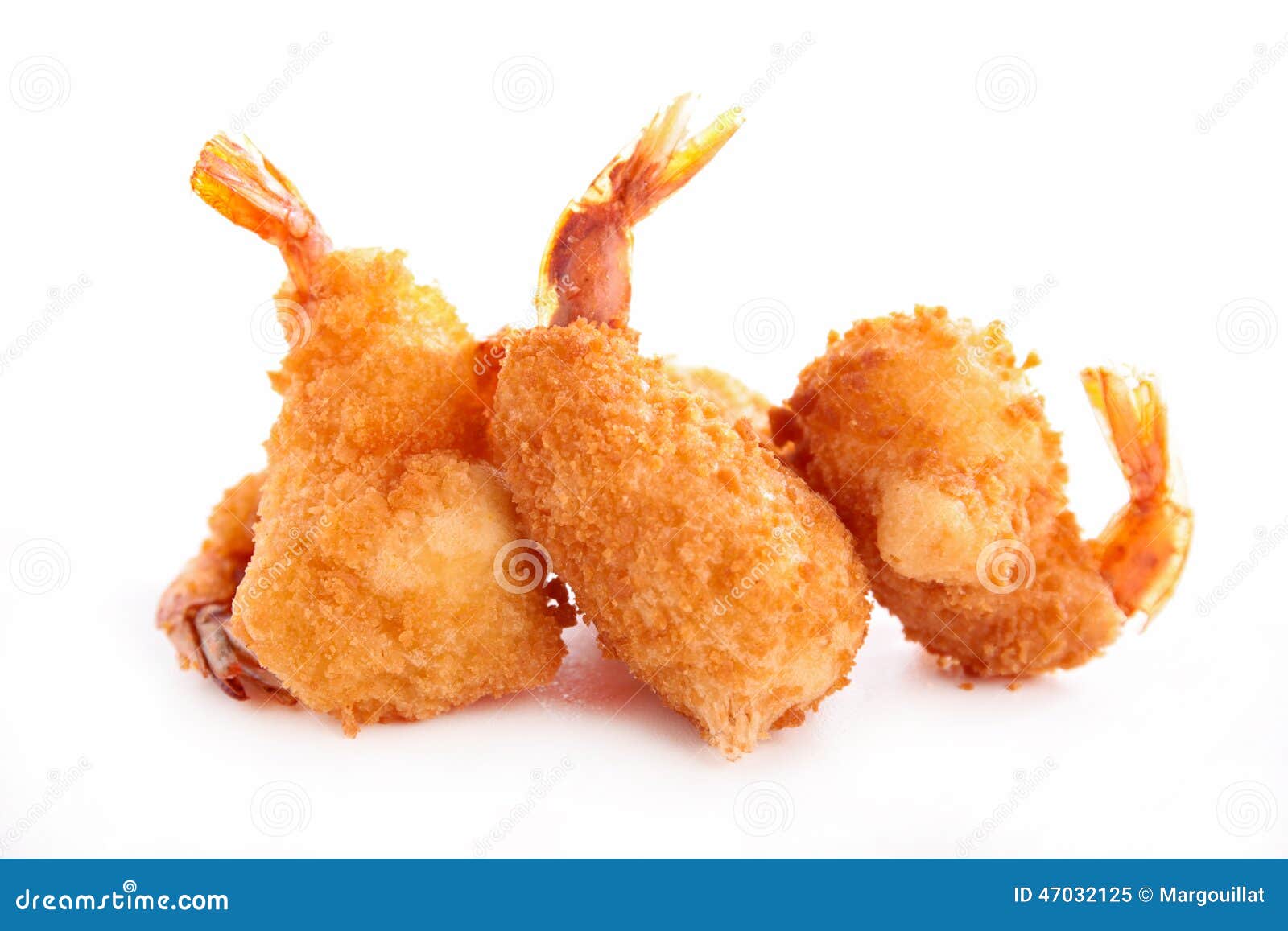Shrimp Fried, Tempura And Sweet Sauce For Dipping. Japanese Culture