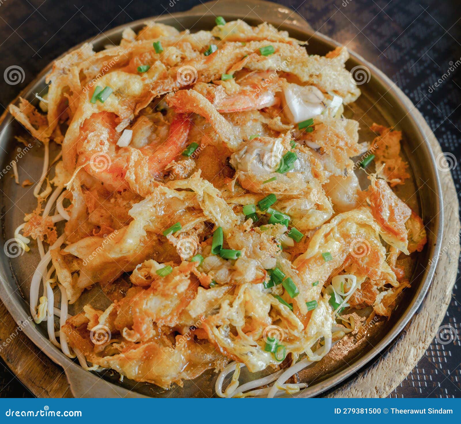 Fried Shrimp with Vermicelli in a Plate on Wooden Table Stock Photo Image of vermicelli, meal
