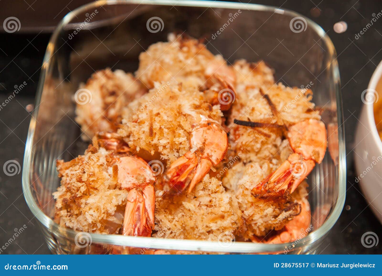 Fried shrimps stock image. Image of sauce, color, cook 28675517