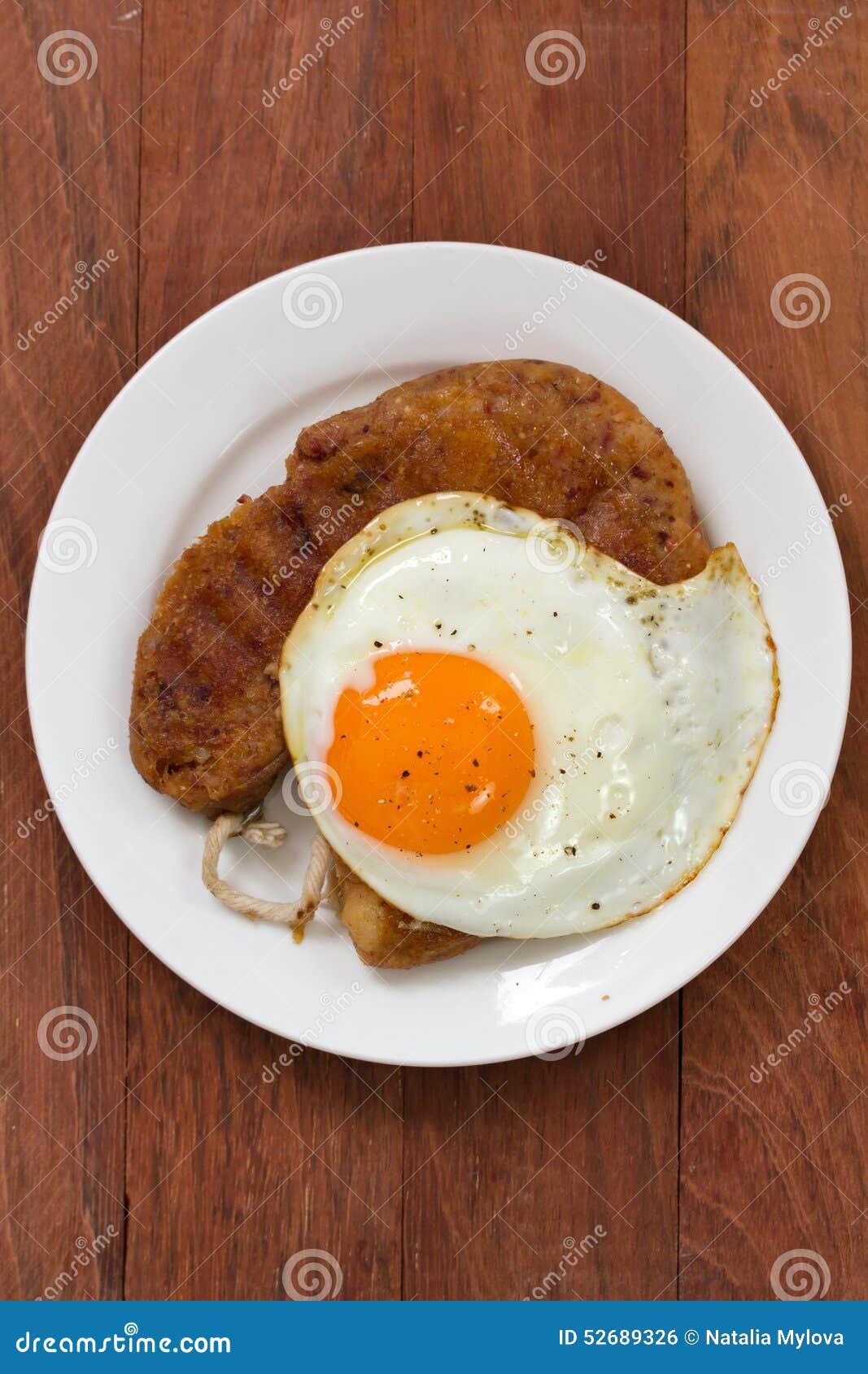 Fried smoked sausage stock photo. Image of view, alheira 52689326