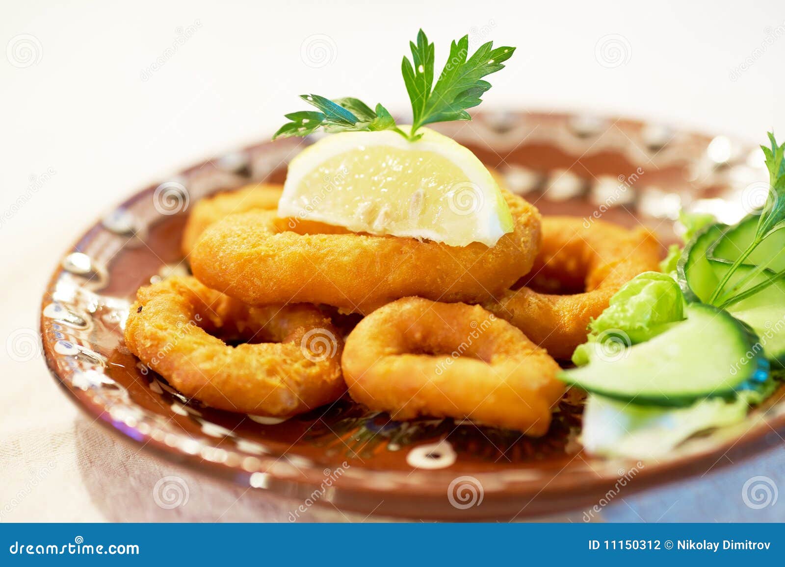 Fried squid stock photo. Image of diet, gourmet, dish - 11150312