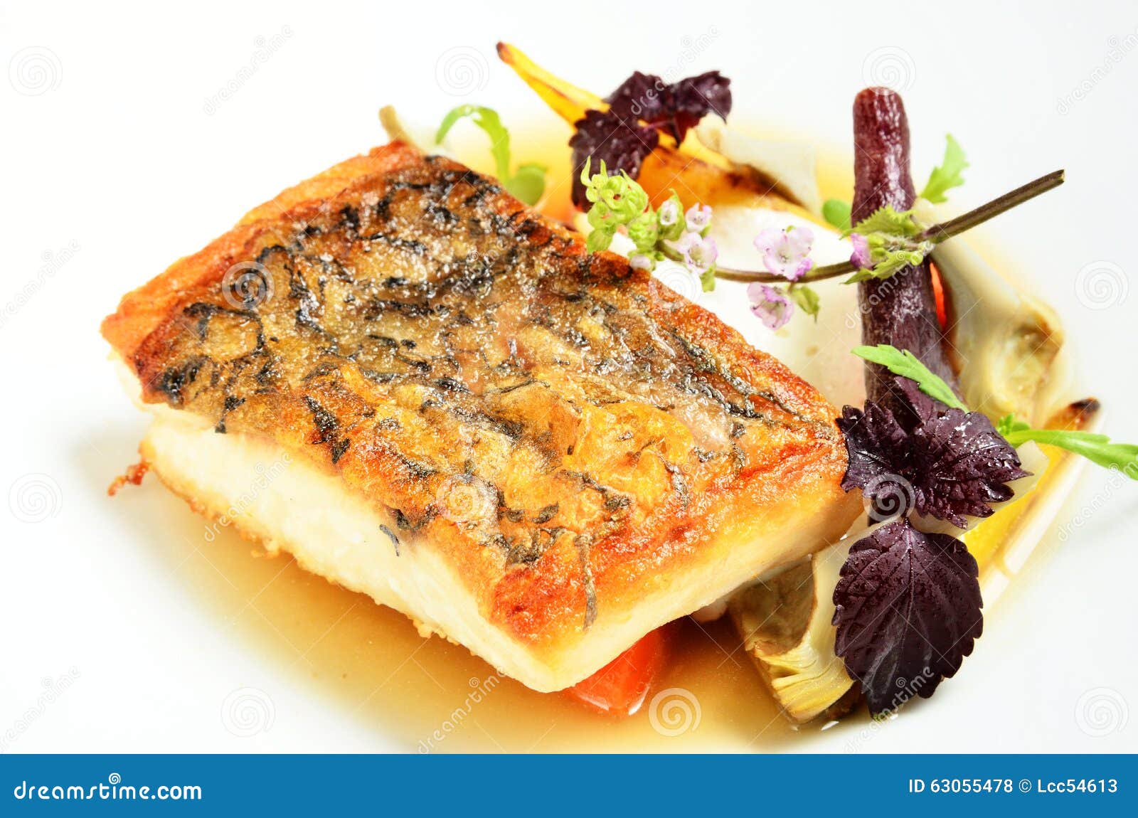Fried striped bass stock photo. Image of closeup, cooked 63055478