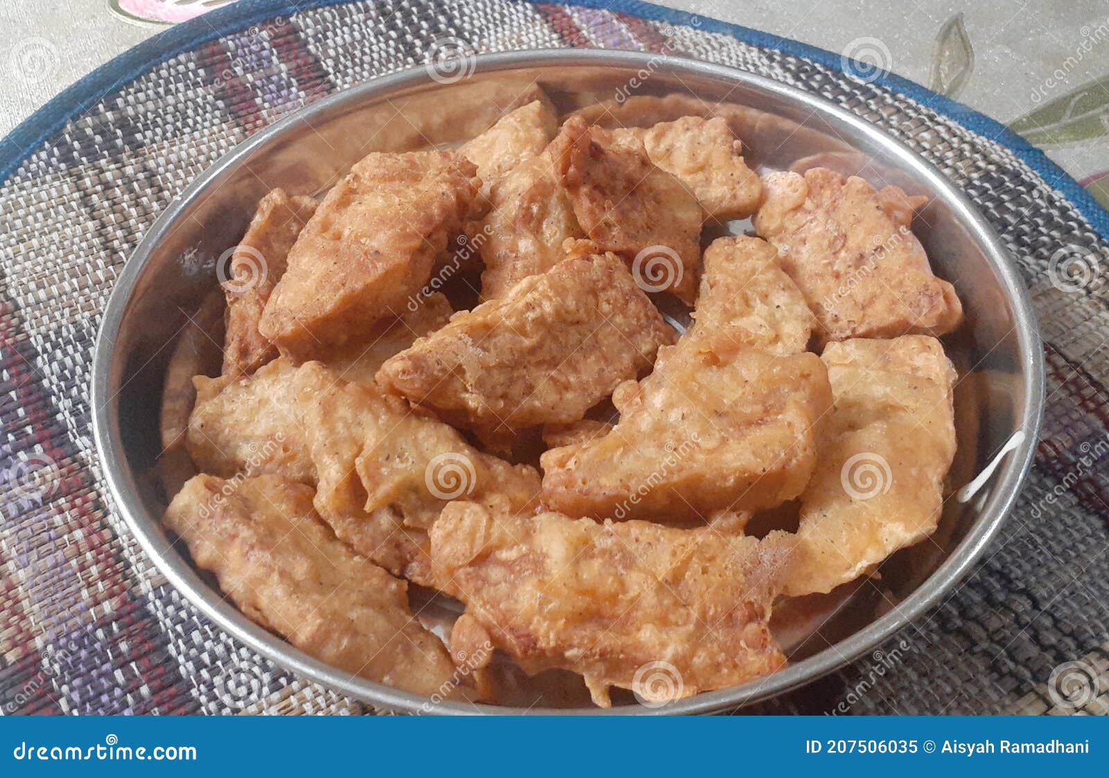 Fried Tempeh on an Iron Plate Stock Image Image of dish, cuisine 207506035