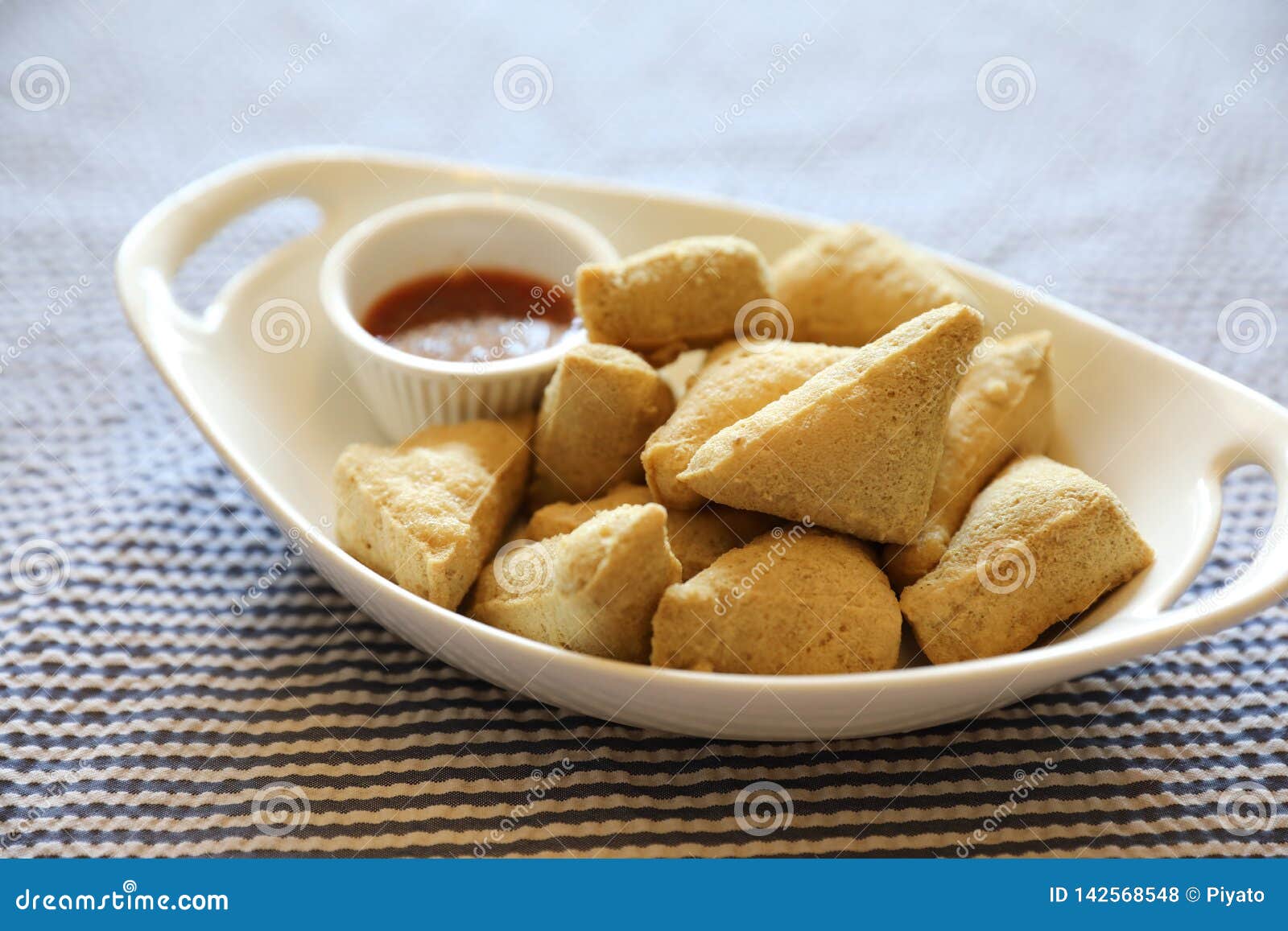 Fried tofu japanese food stock photo. Image of white 142568548