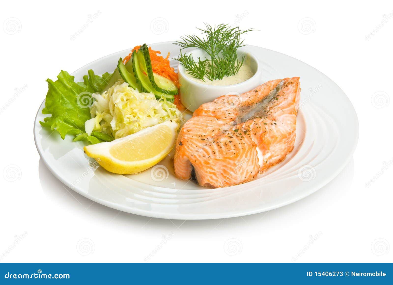 Fried trout steak stock image. Image of barbecue, fish 15406273