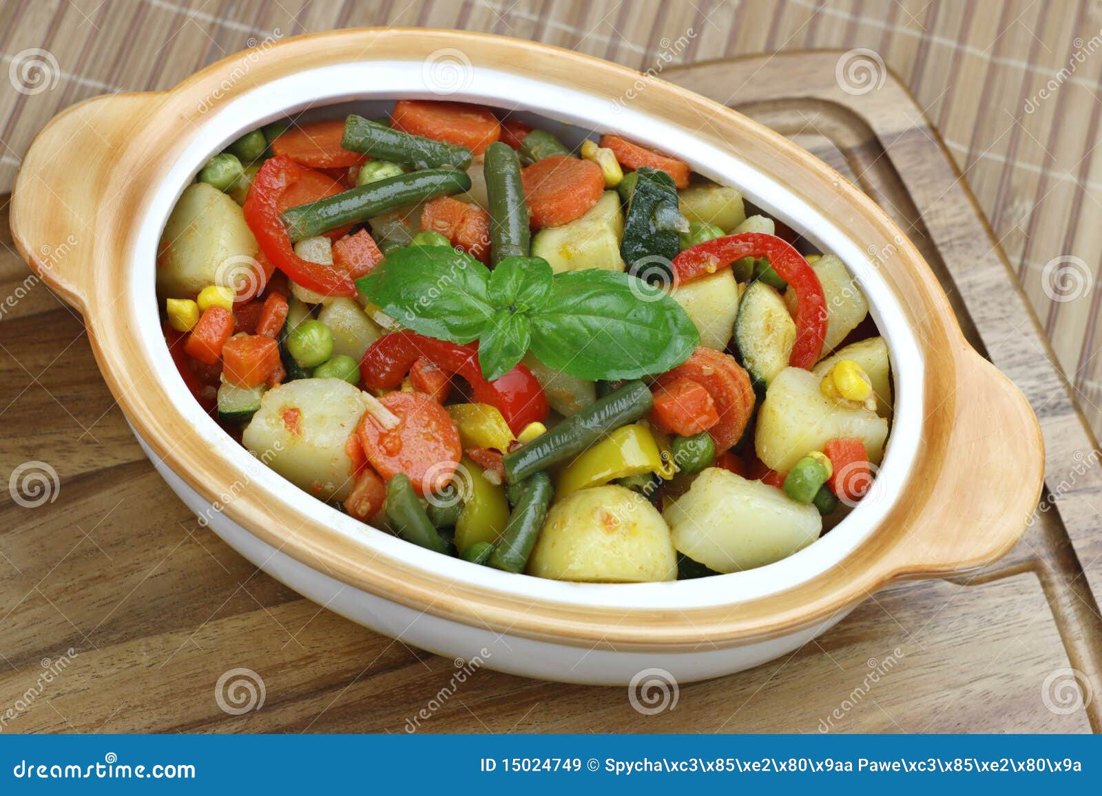 Fried vegetables stock image. Image of beans, vegetable - 15024749
