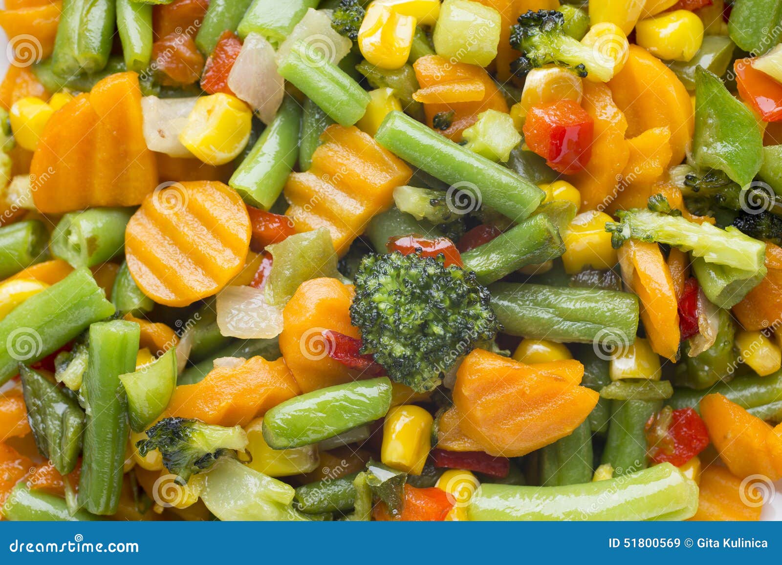 Fried Vegetables in a White Plate. Stock Image Image of vegan, orange