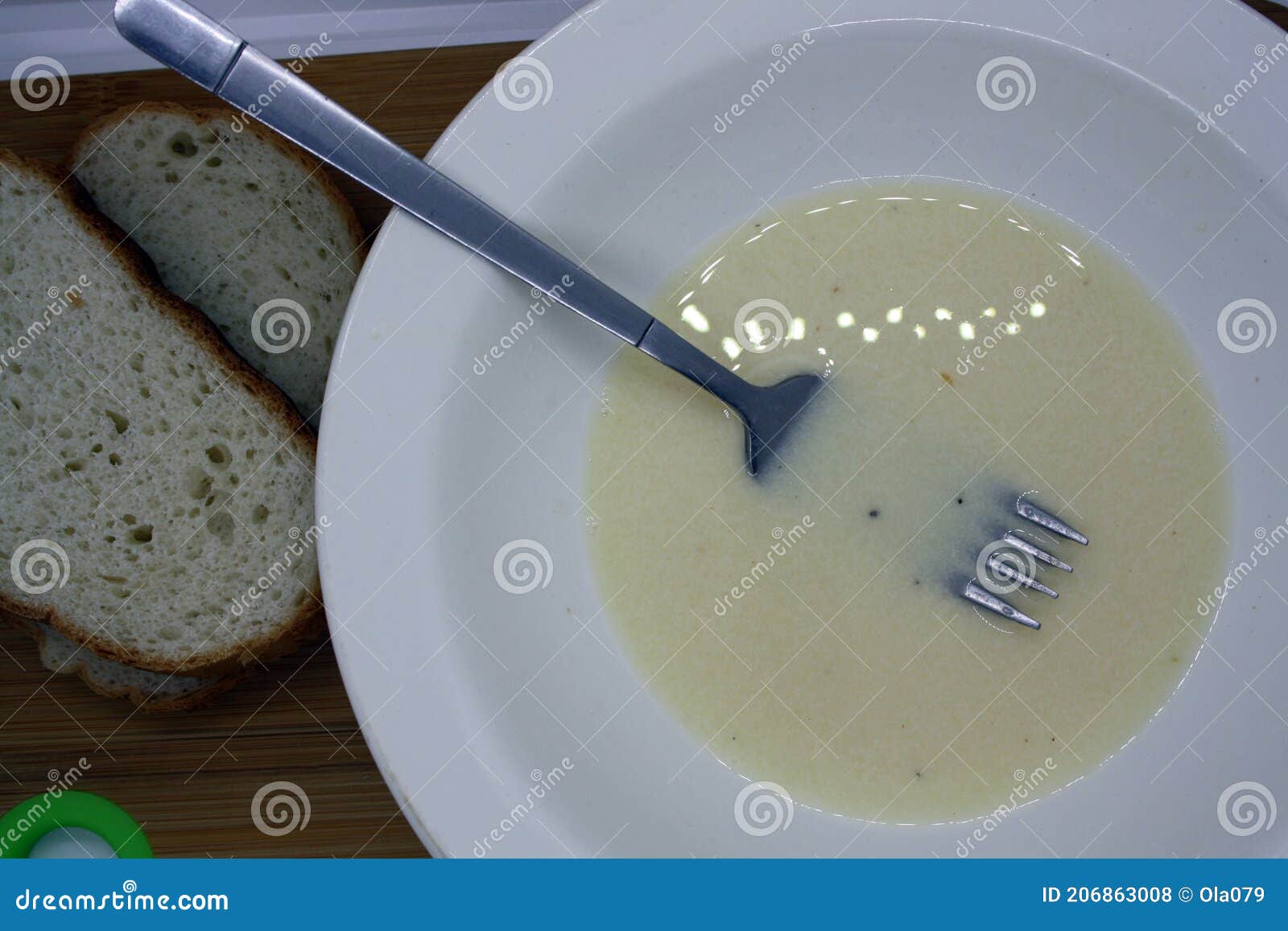 Fried White Bread in an Egg with Milk and Spices Stock Photo Image of