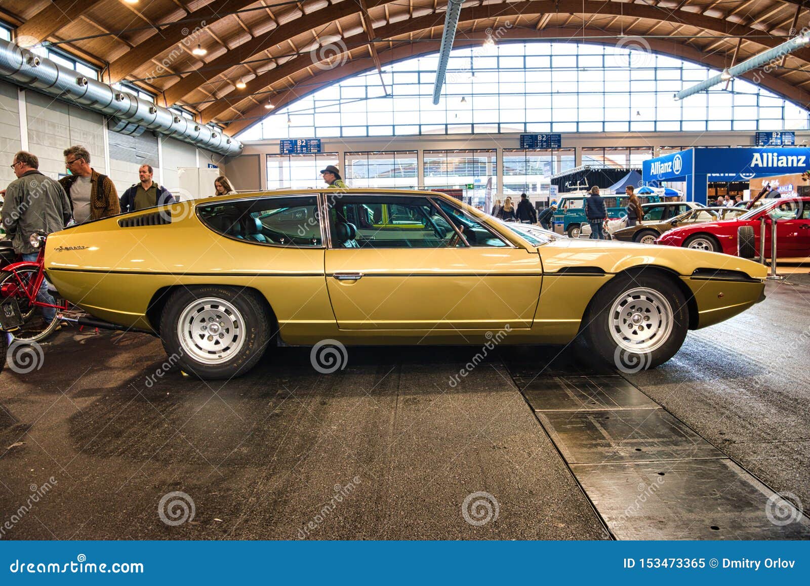 FRIEDRICHSHAFEN - MAY 2019: Sand Golden LAMBORGHINI ESPADA 400 GT 1972  Coupe at Motorworld Classics Bodensee on May 11, 2019 in Editorial Image -  Image of automotive, classic: 153473365