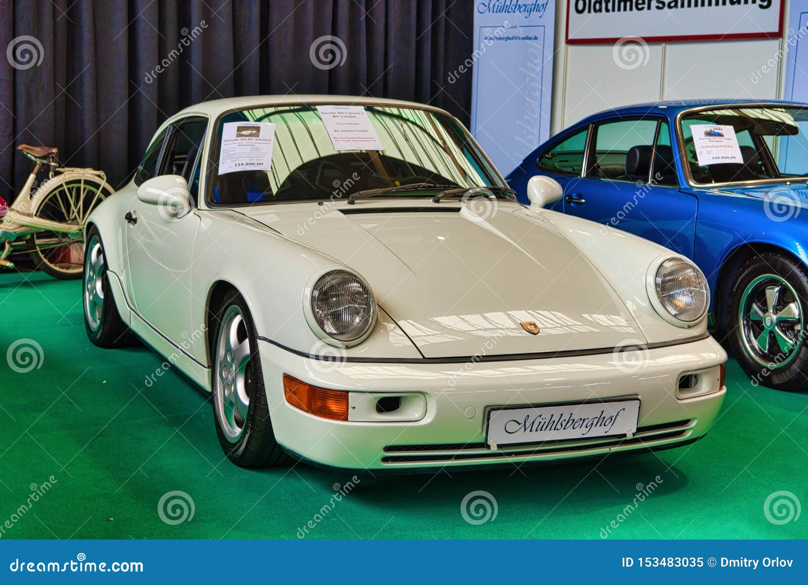 FRIEDRICHSHAFEN - MAY 2019: White PORSCHE 911 964 CARRERA 2 RS 1993 Coupe  at Motorworld Classics Bodensee on May 11, 2019 in Editorial Image - Image  of traffic, modern: 153483035
