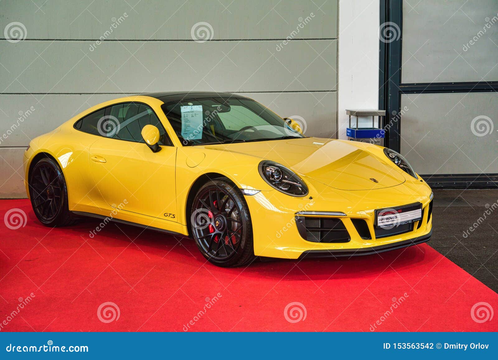 FRIEDRICHSHAFEN - MAY 2019: Yellow PORSCHE 911 991 CARRERA GTS Coupe 2014  at Motorworld Classics Bodensee on May 11, 2019 in Editorial Photography -  Image of luxury, engineering: 153563542