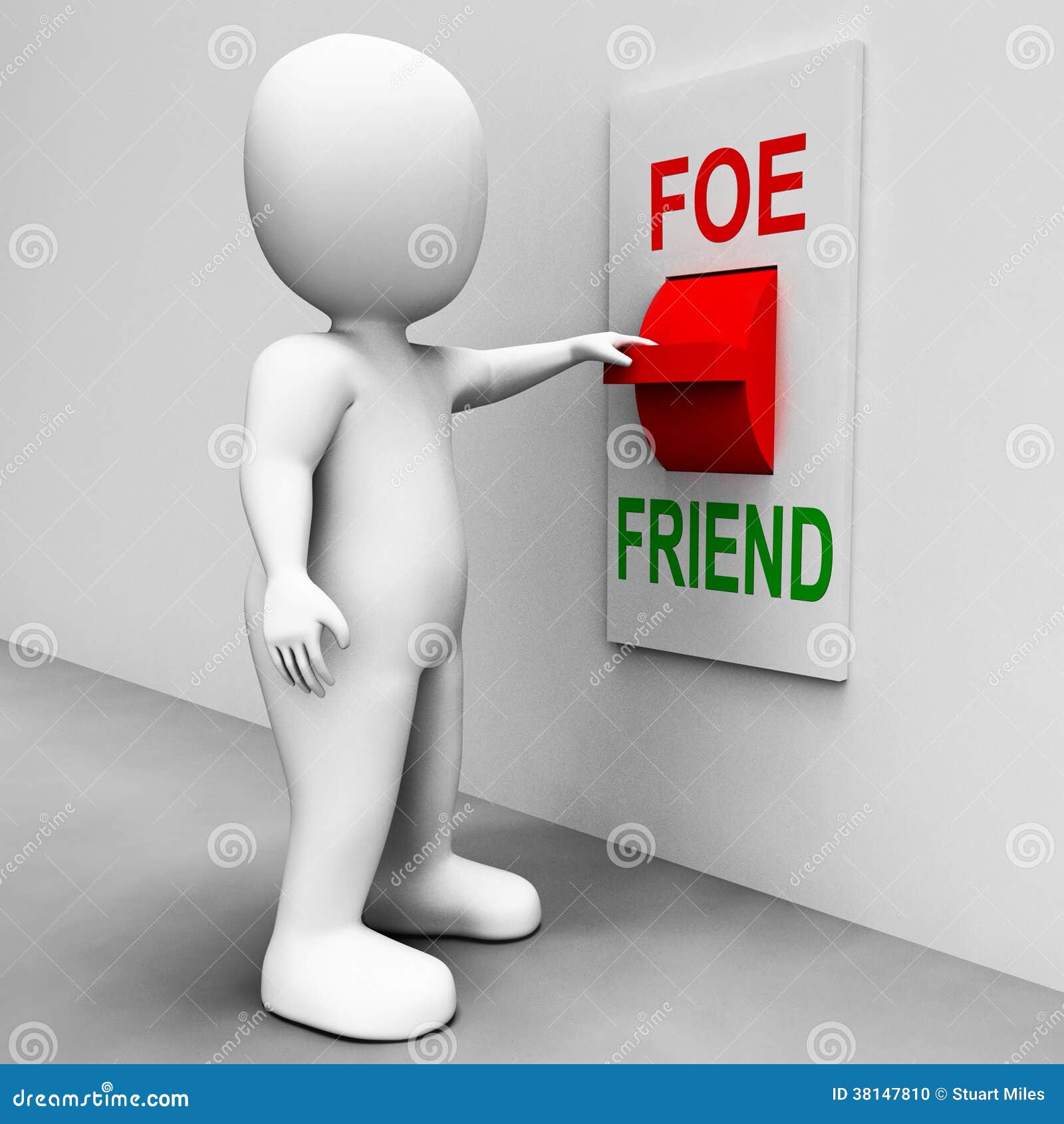 friend foe switch shows ally or enemy