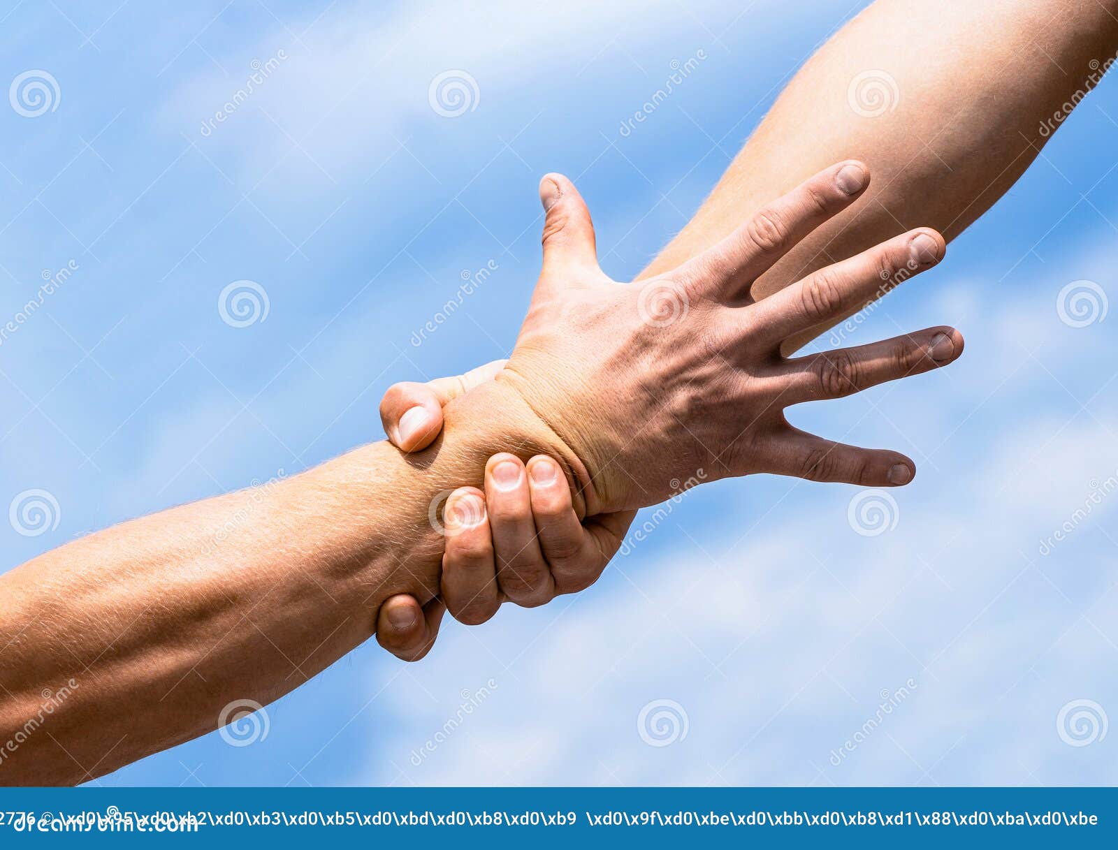 Friendly Handshake. Two Hands, Shaking Hands. Rescue, Helping Gesture
