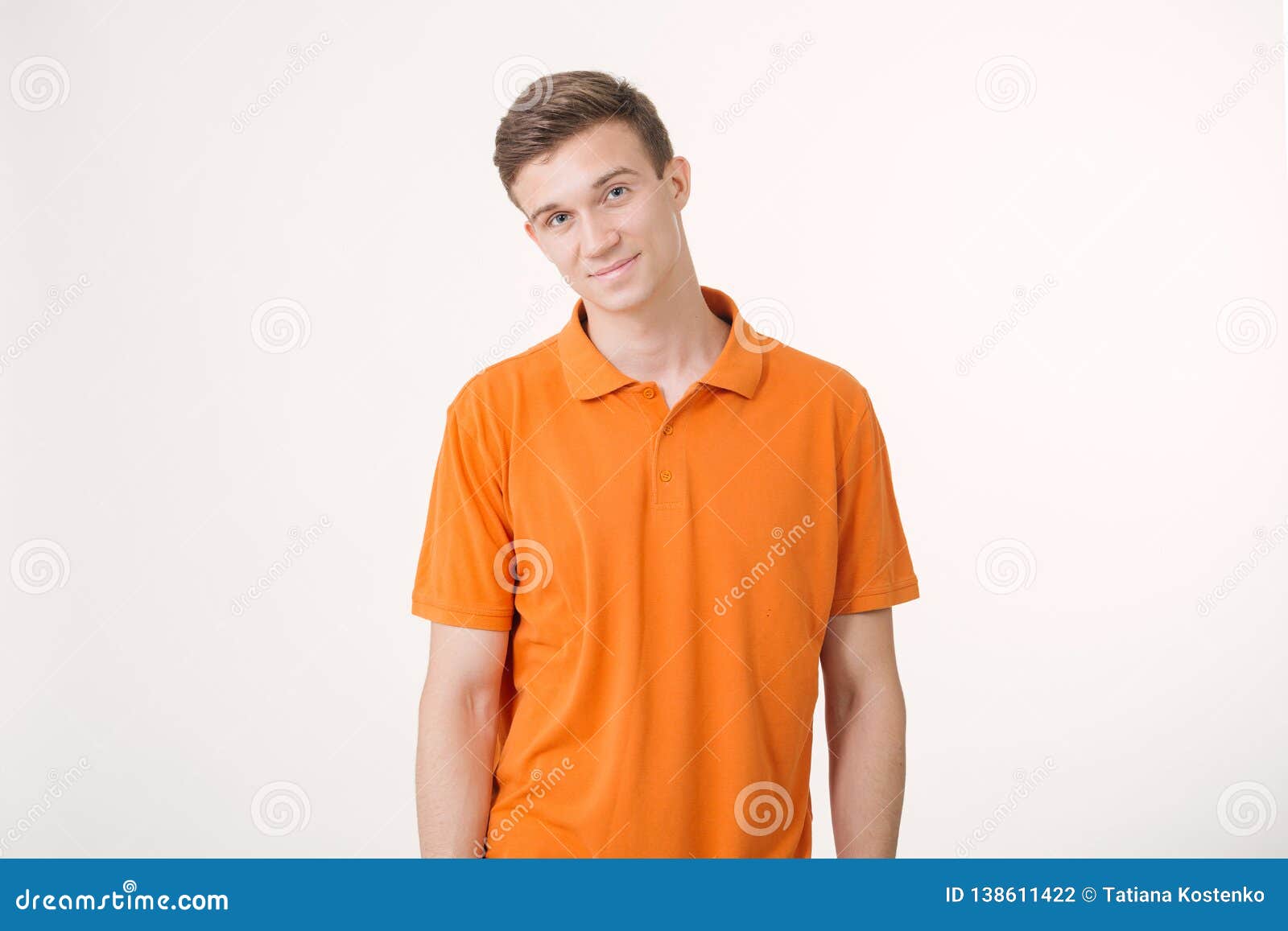 orange shirt guy