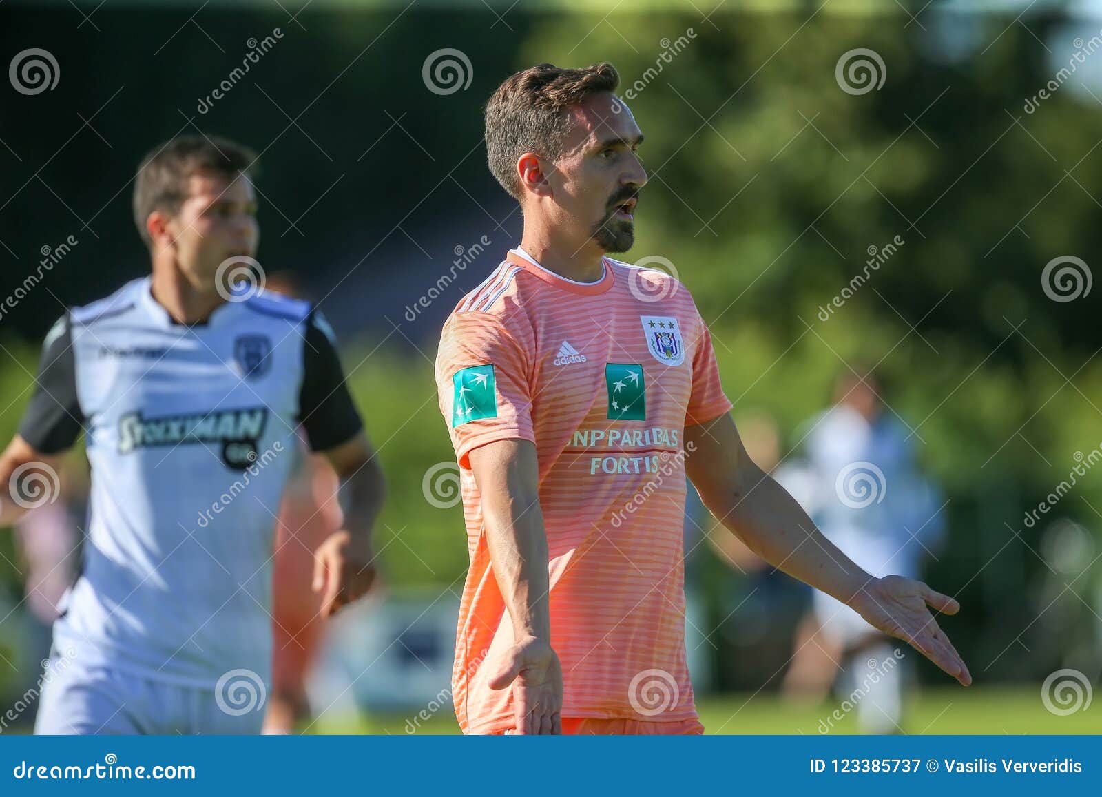 Friendly Match RSC Anderlecht Vs PAOK Editorial Stock Photo - Image of  field, football: 123390218