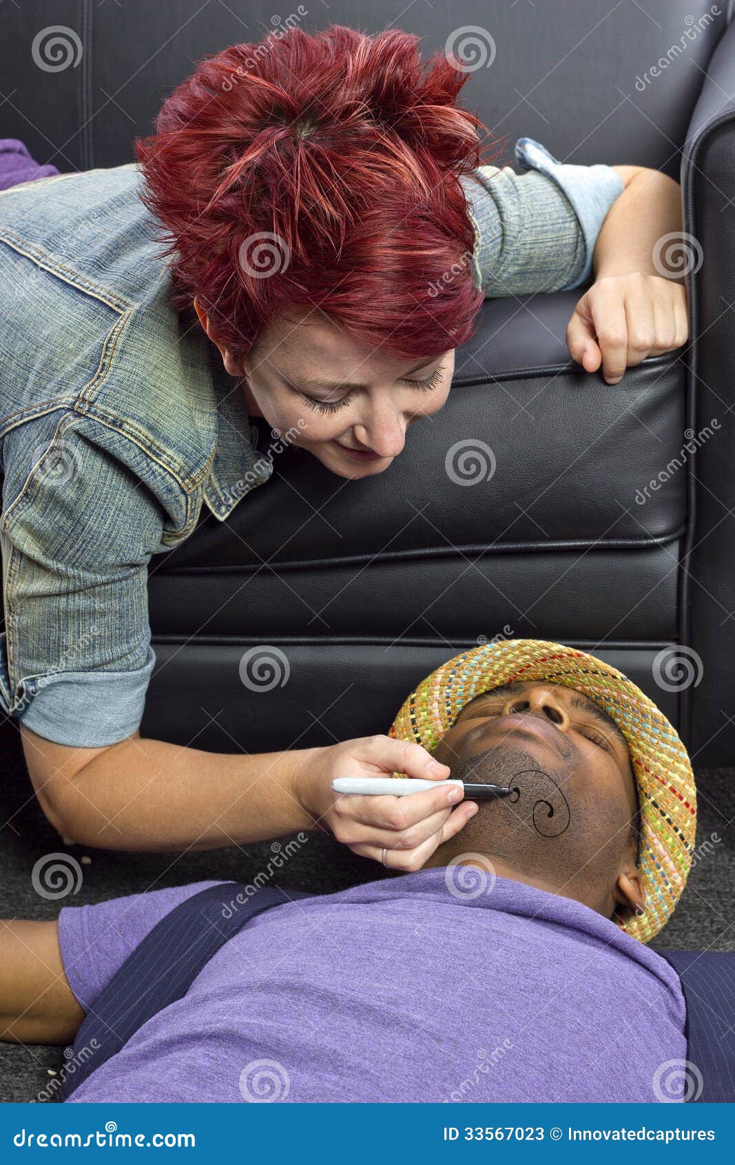 Friendly Prank stock image Image of draw intoxicated 33567023