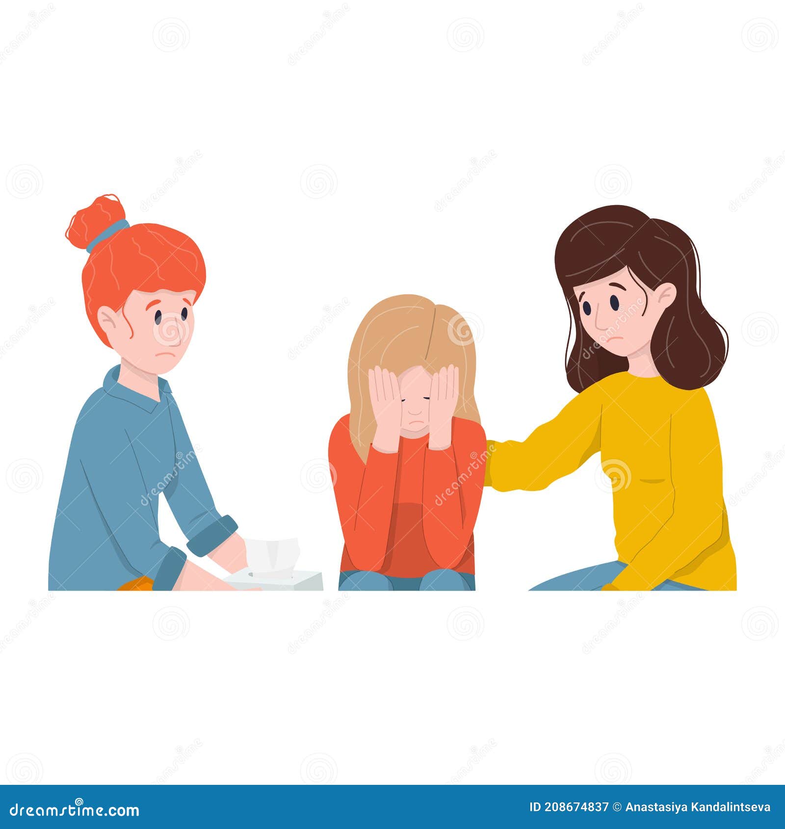 Caring Friends Clipart