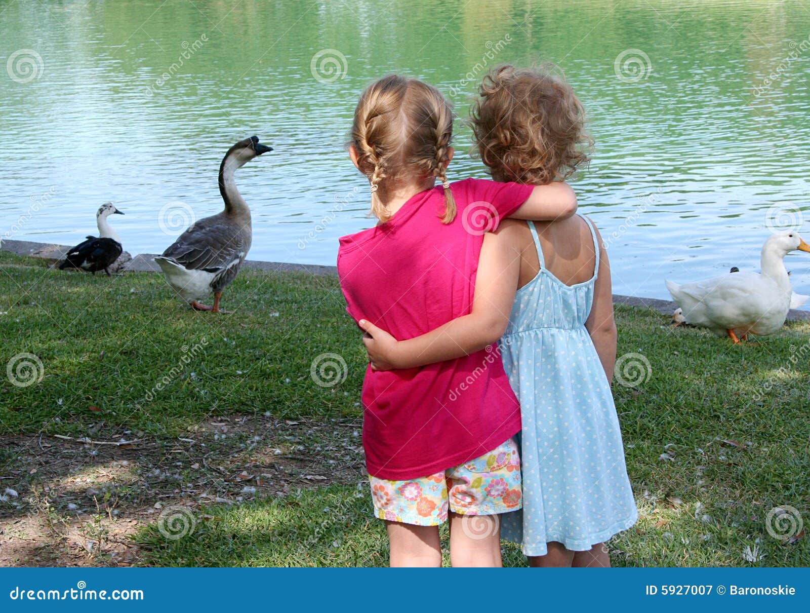 Friends Stock Image Image Of Little Hugging Play Braid 5927007